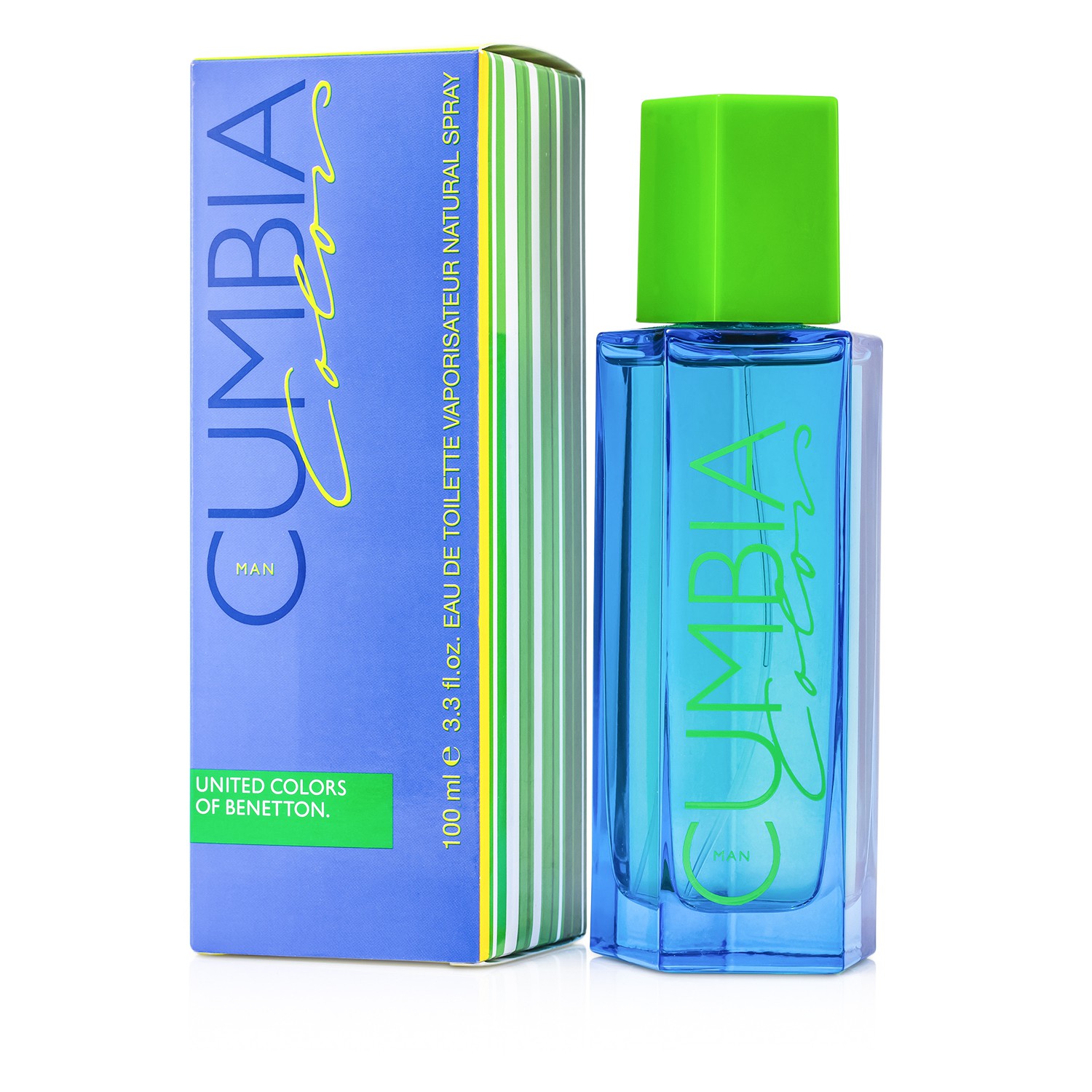 Benetton Cumbia Colors Eau De Toilette Spray 100ml/3.3oz