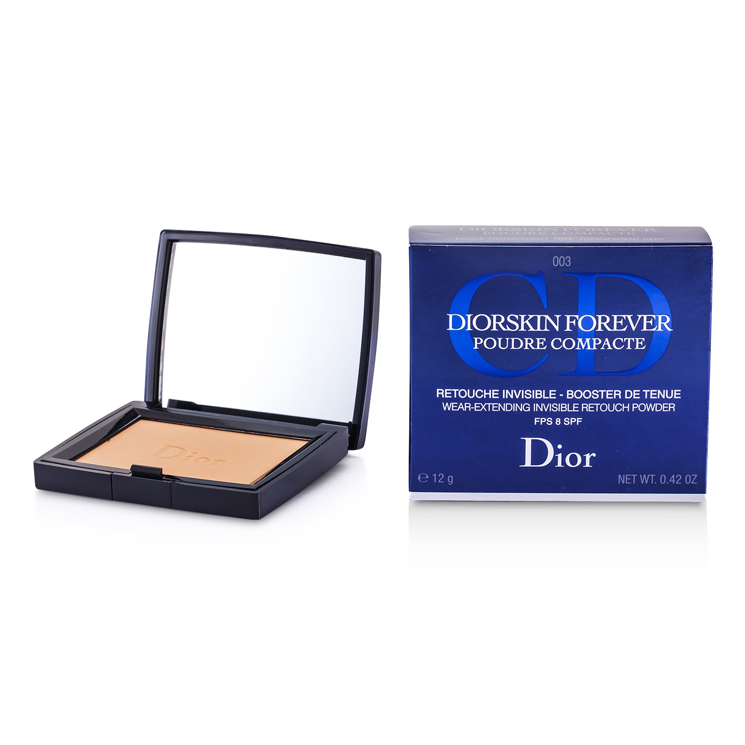 Christian Dior DiorSkin Forever Wear Extending Invisible Retouch Пудра със SPF 8 12g/0.42oz