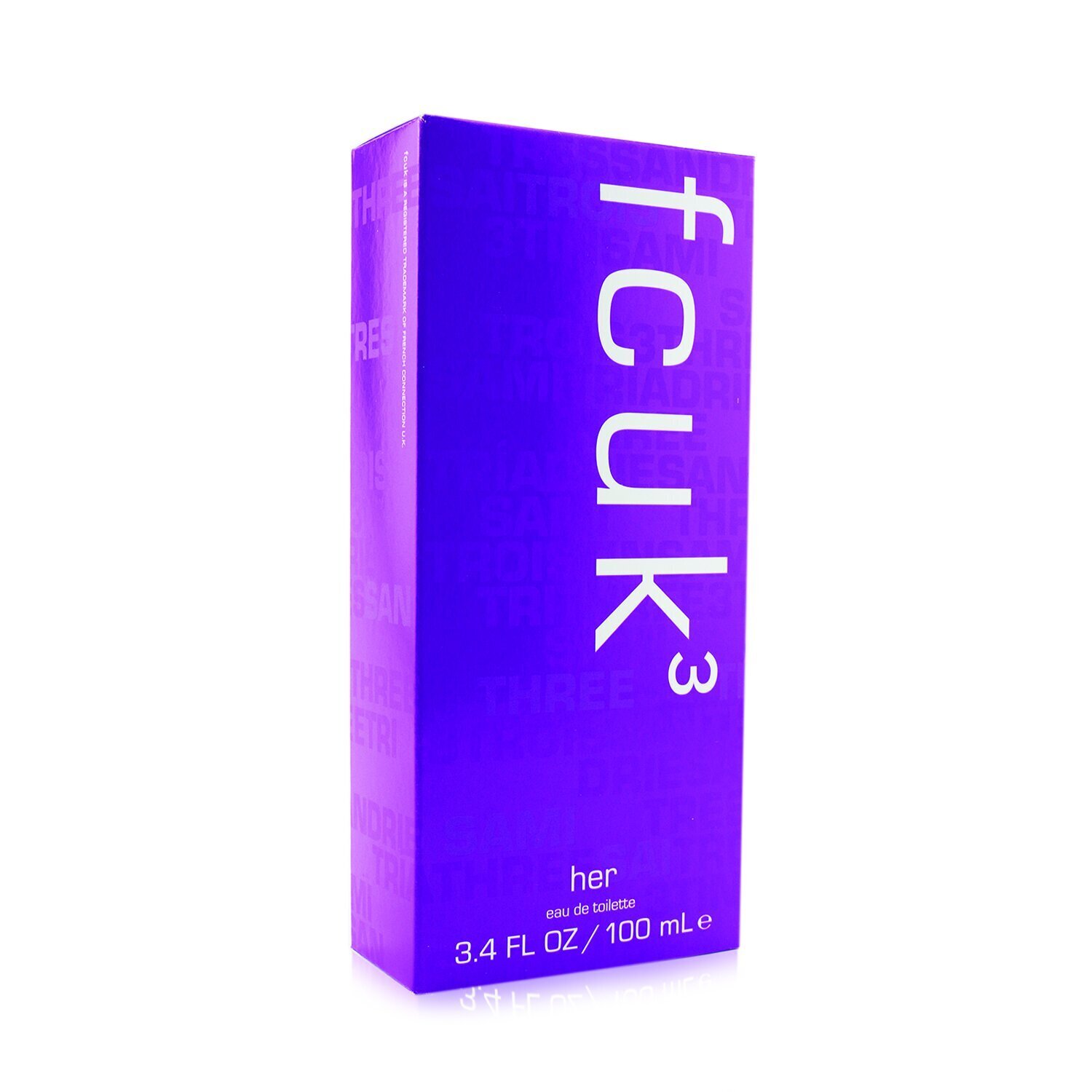 French Connection UK Fcuk 3 Her Eau De Toilette Spray 100ml/3.4oz