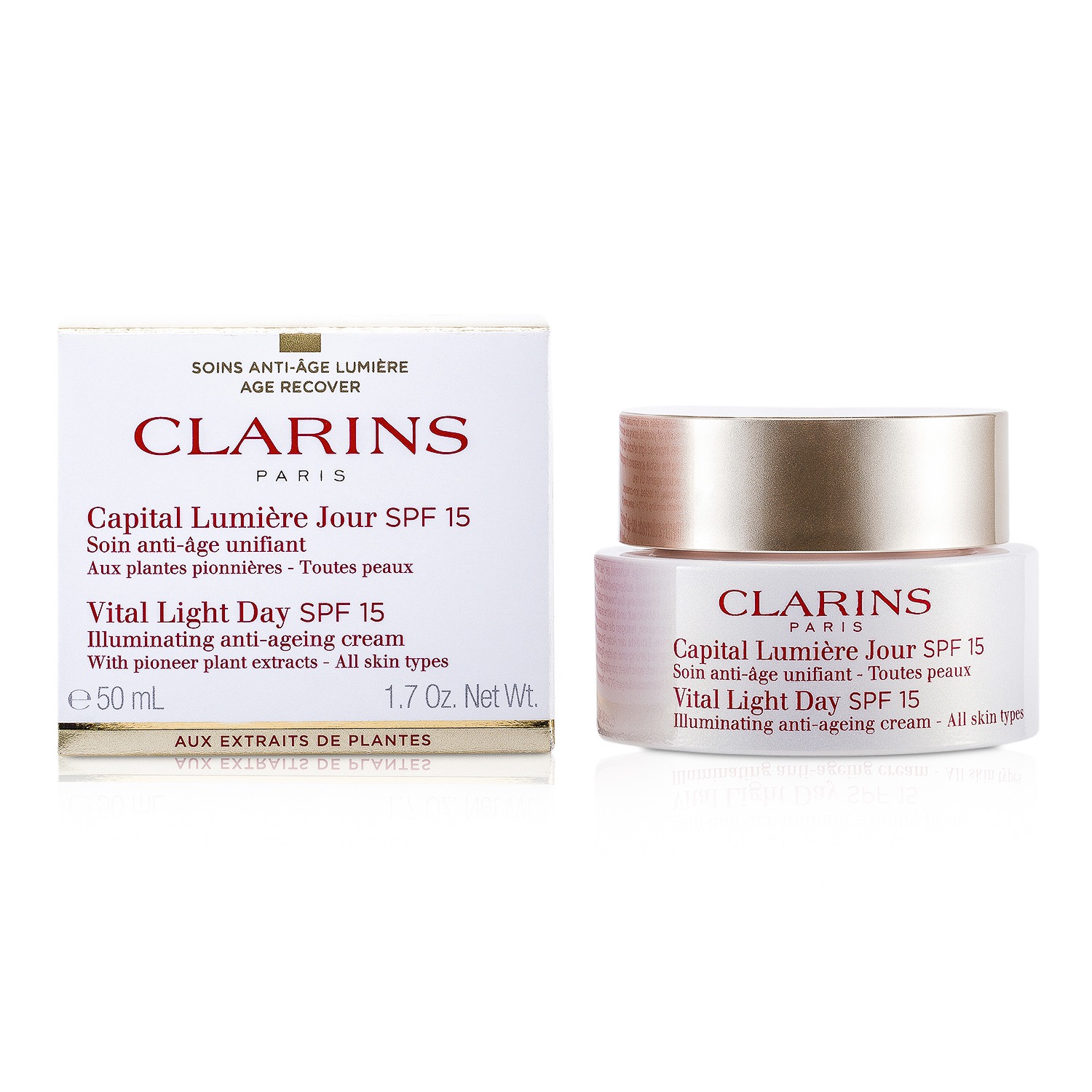 Clarins Vital Light Day SPF 15 Illuminating Krim Anti Penuaan 50ml/1.7oz