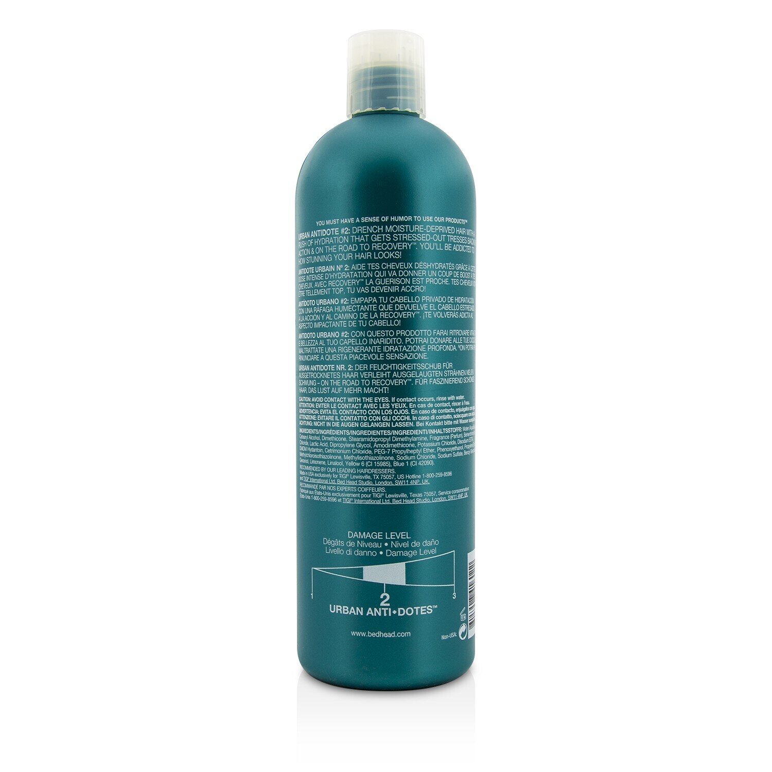 Tigi Bed Head Urban Anti+dotes Recovery Acondicionador Mejorador 750ml/25.36oz