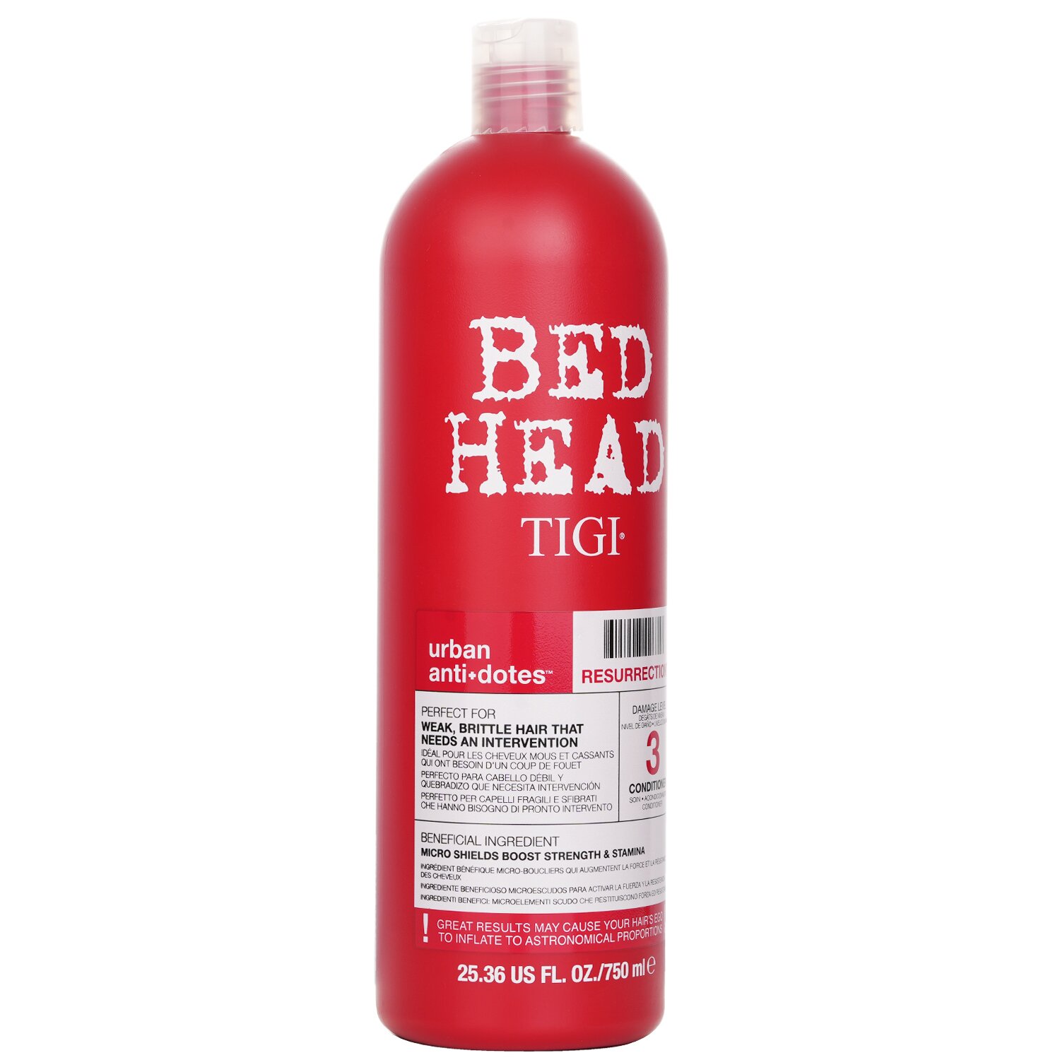 Tigi Bed Head Urban Anti+dotes Resurrection Acondicionador Recuperador 750ml/25.36oz