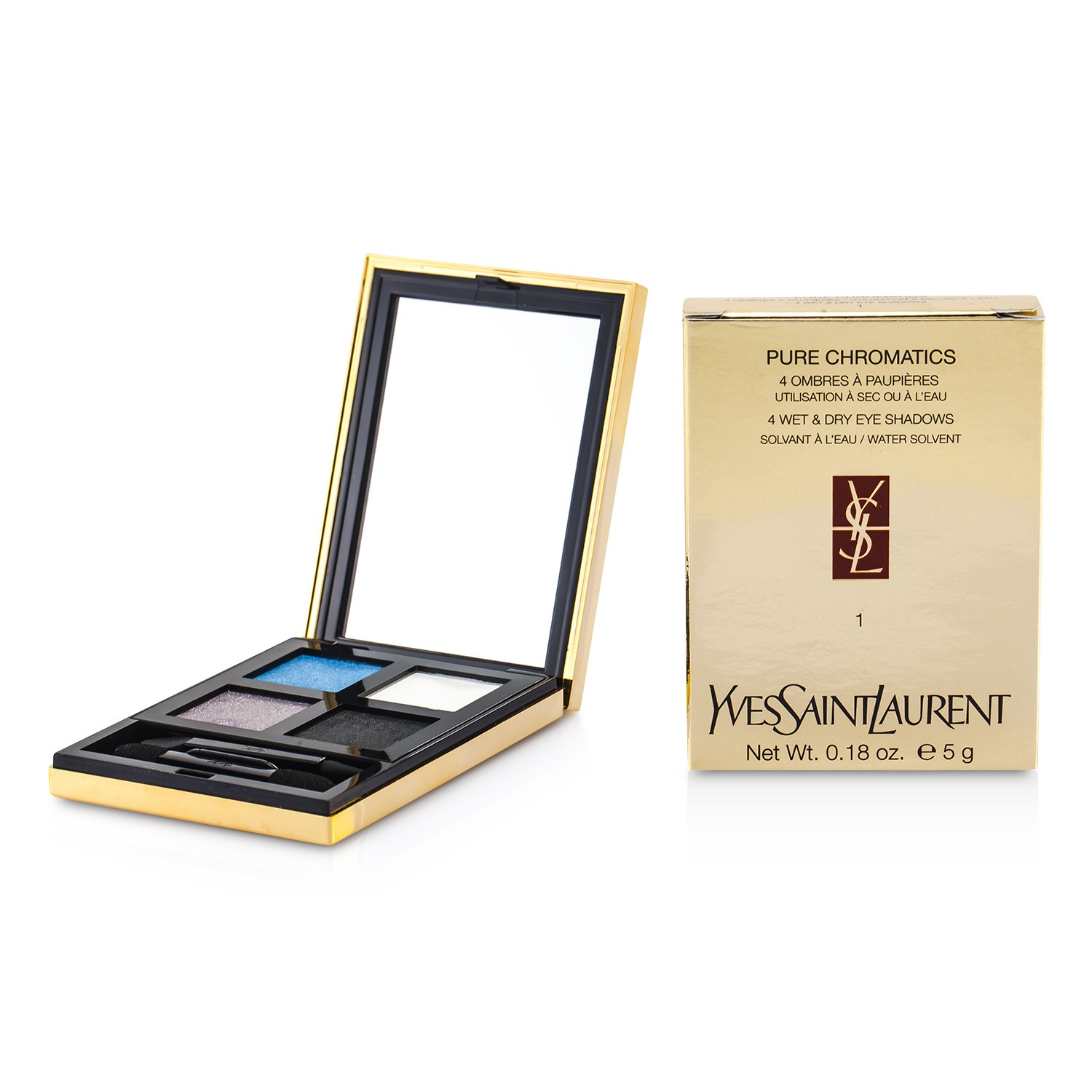 Yves Saint Laurent Pure Chromatics 4 Wet & Dry Eyeshadows 5g/0.18oz