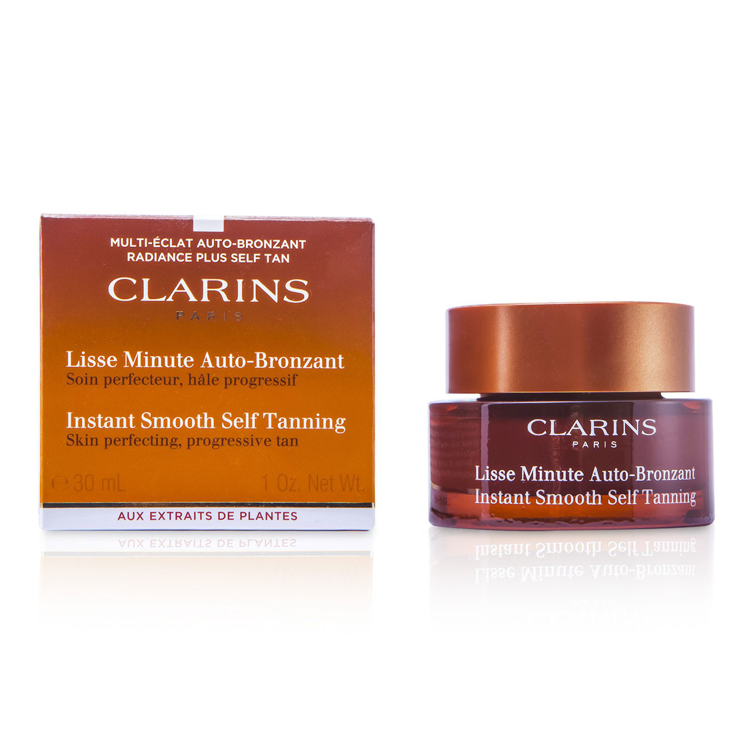 Clarins ปรับผิวแทนด้วยตัวเอง Lisse Minute Autobronzant 30ml/1oz