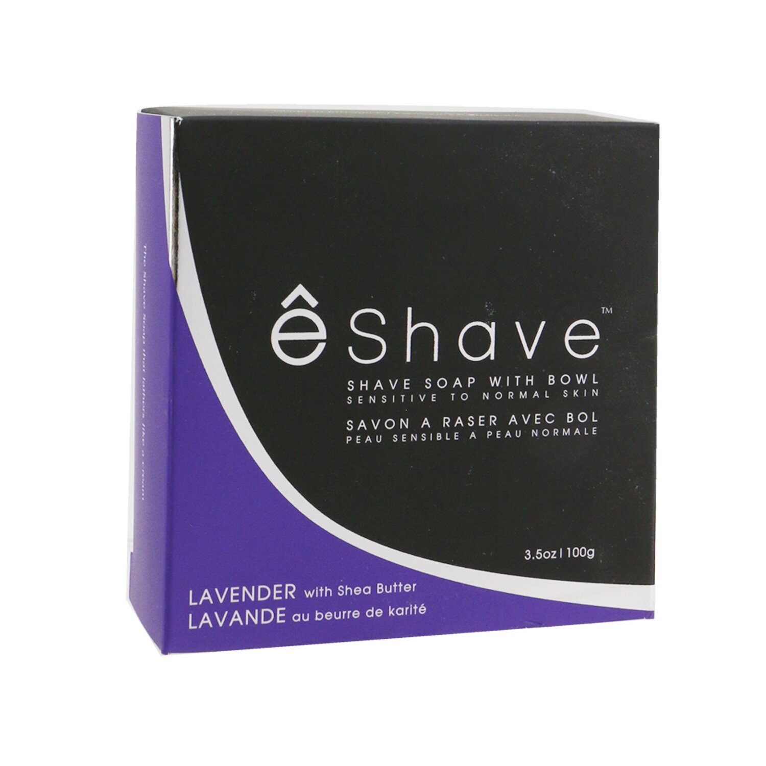 EShave Barbersåpe med Bolle - Lavendel 100g/3.5oz