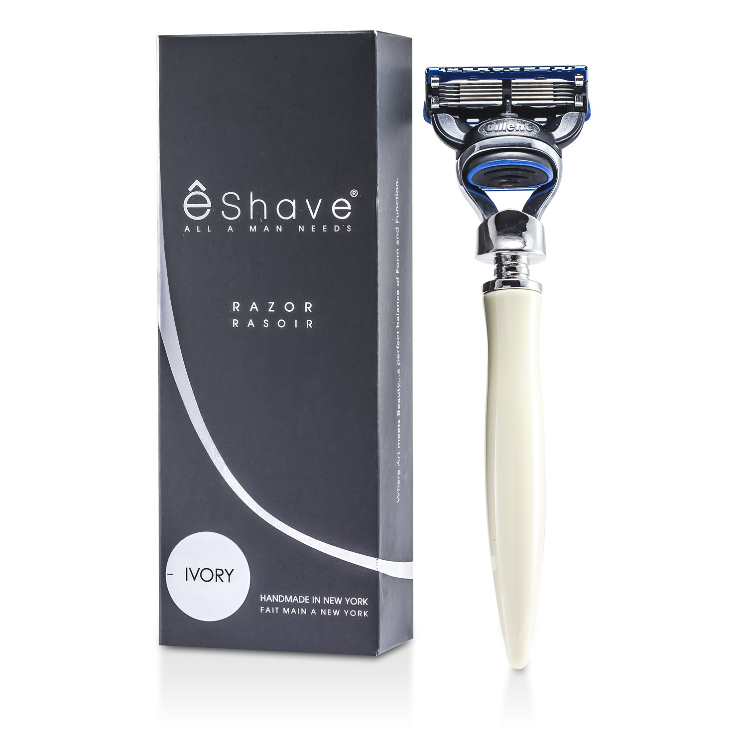 EShave 5 Blade Razor - White 1pc