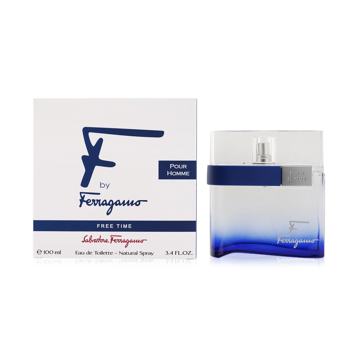 Salvatore Ferragamo F by Ferragamo Free Time Eau De Toilette Spray 100ml/3.4oz