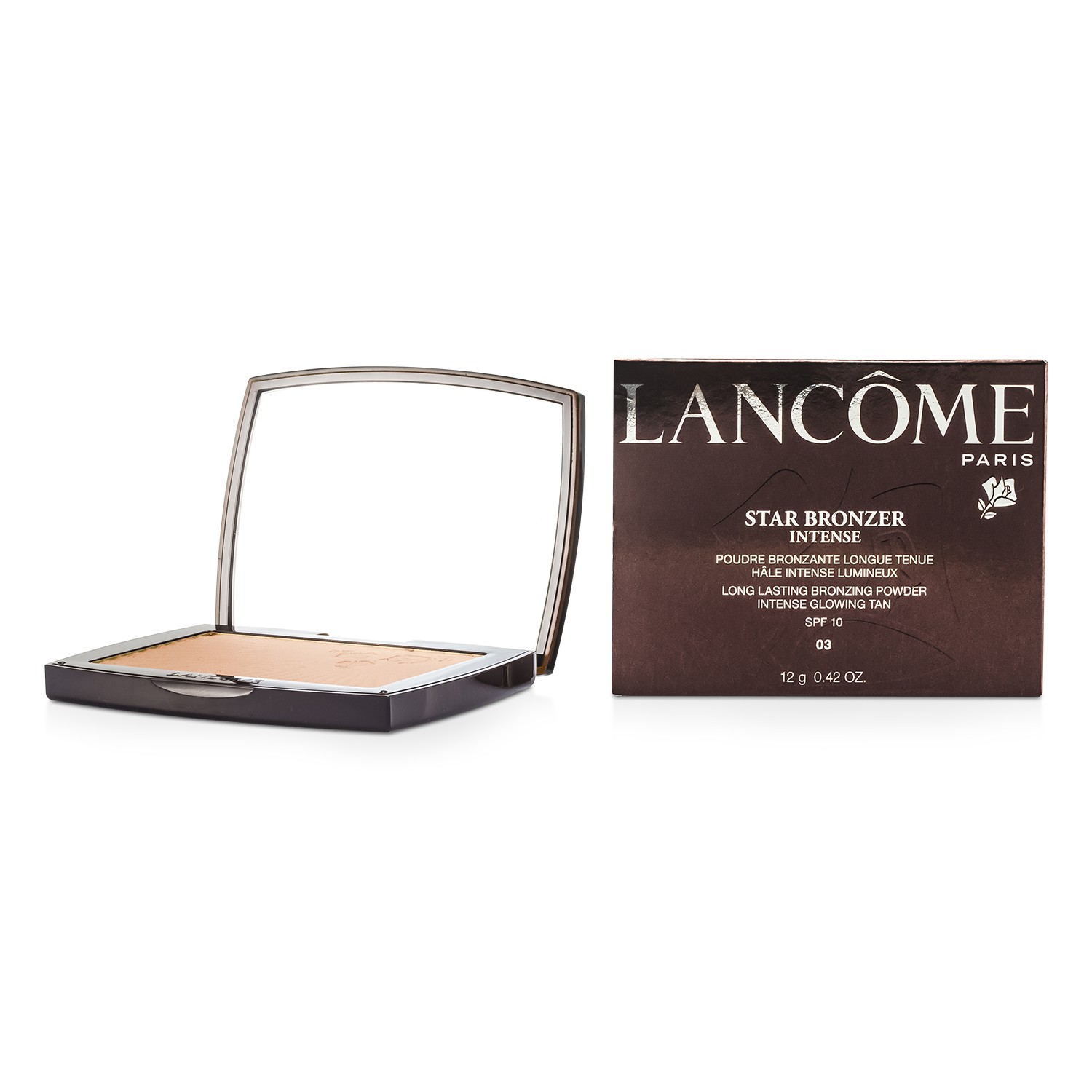 Lancome Star Bronzer Intense Long Lasting Bronzing Powder SPF10 (Intense Glowing Tan) 12g/0.42oz