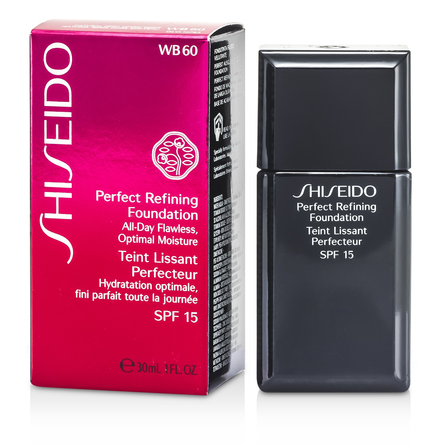 Shiseido أساس مثالي منقي للبشرة (SPF15) 30ml/1oz