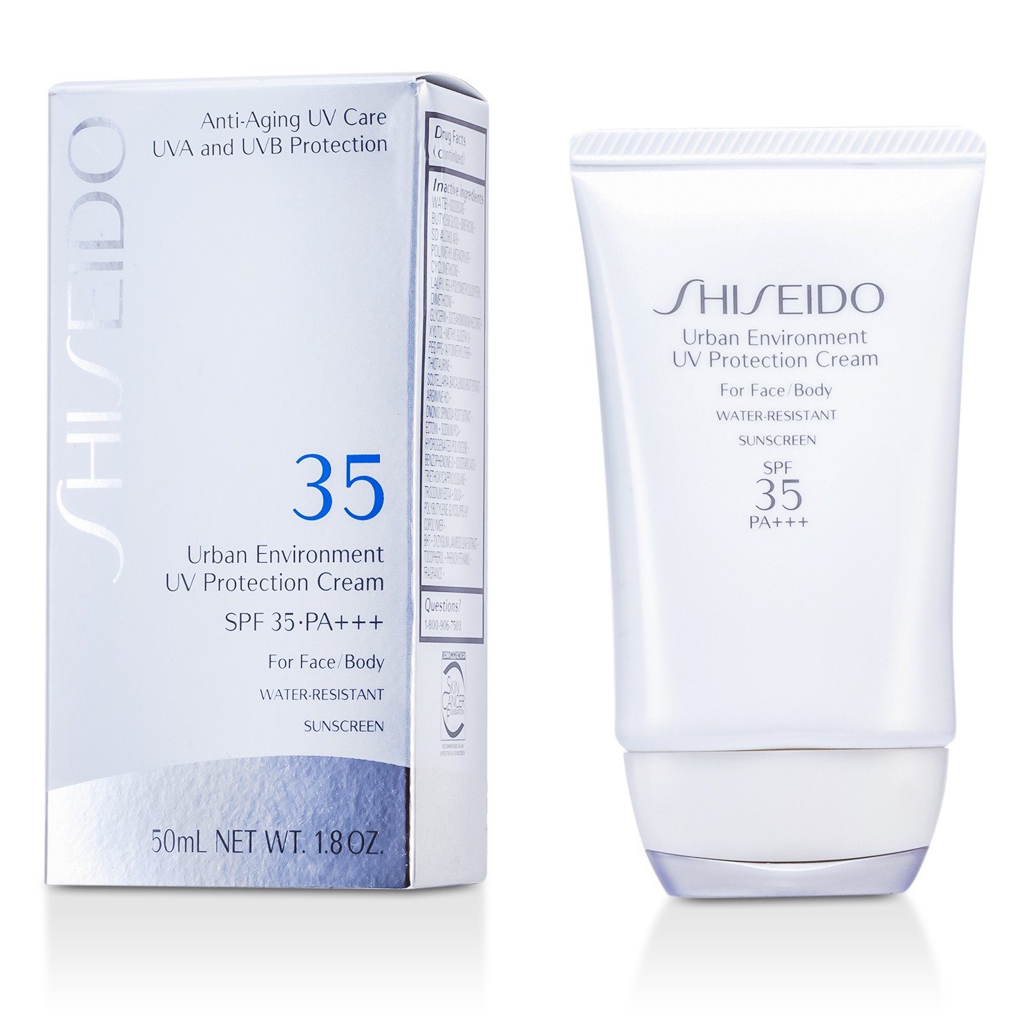 Shiseido Urban Environment UV Protection Crema SPF 35 PA+++ ( For Face & Body ) 50ml/1.8oz