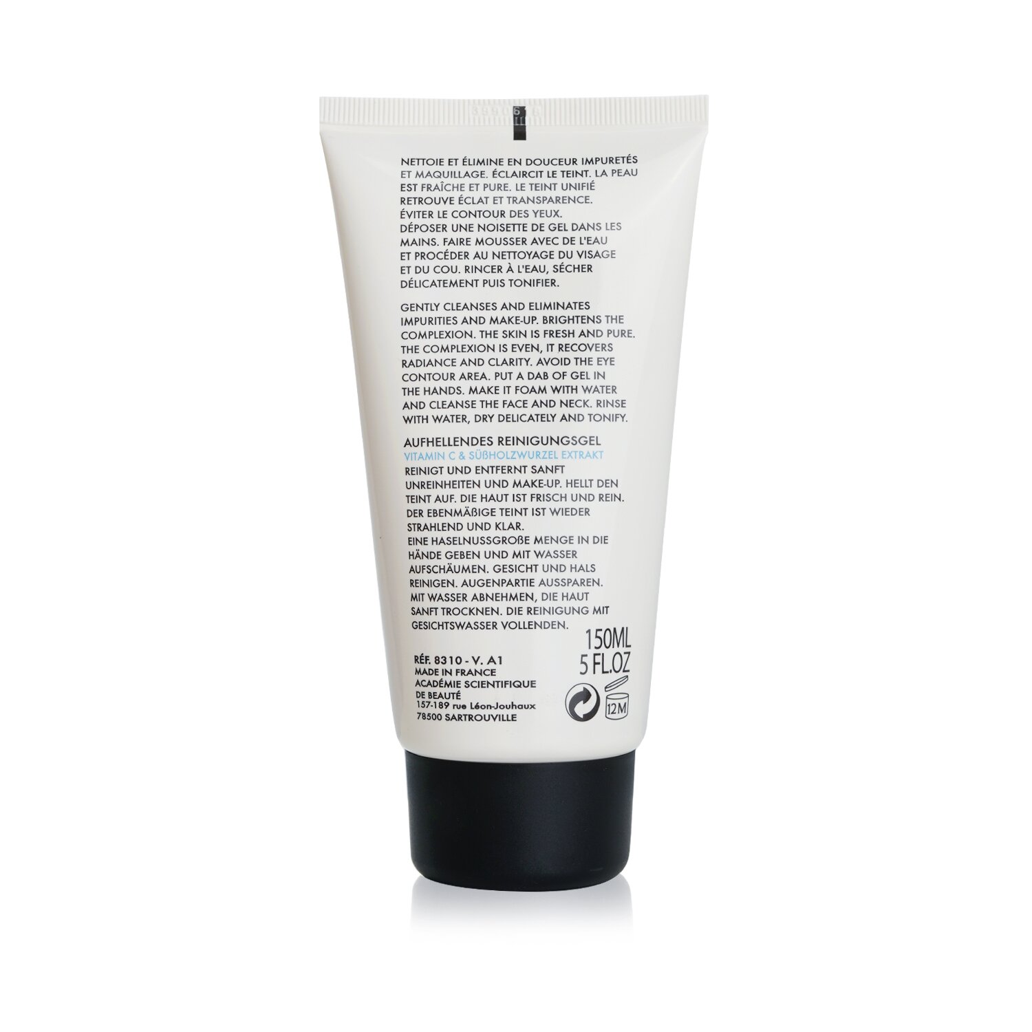 Academie Derm Acte Gel Limpiador Blanqueador 150ml/5oz