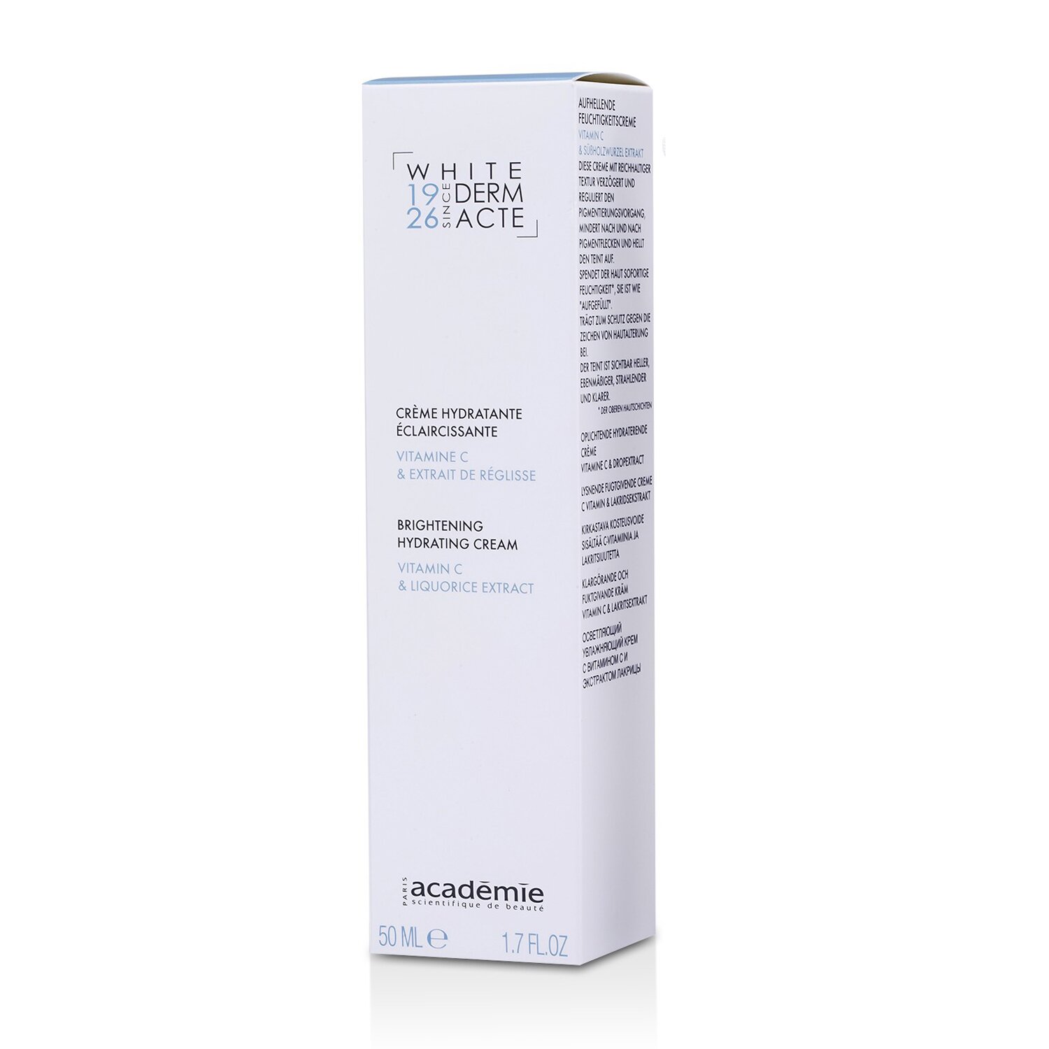 Academie Derm Acte White Reveal დამატენიანებელი კრემი 50ml/1.7oz