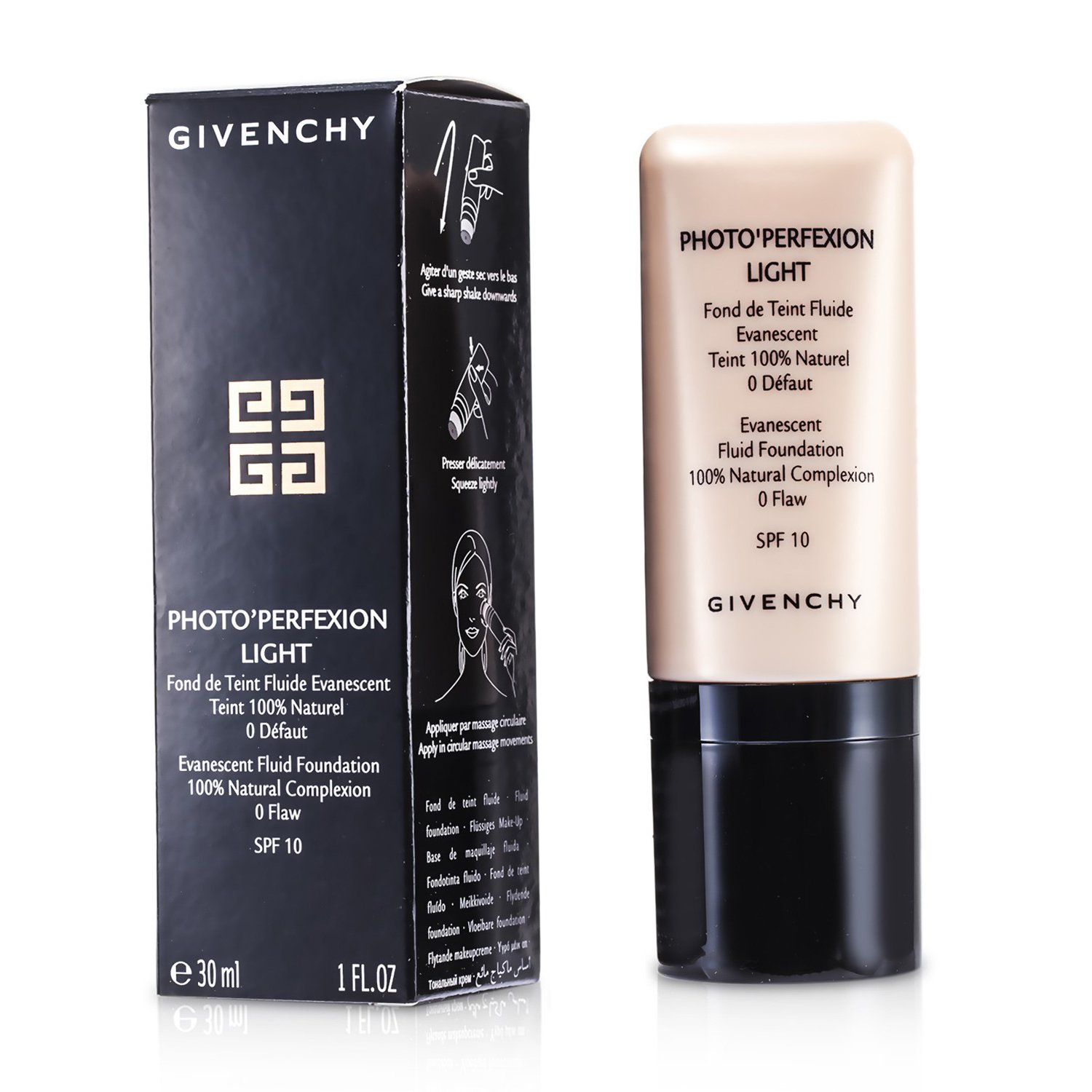 Givenchy Tekoča svetla podlaga z zaščito pred soncem Photo Perfexion Light Fluid Foundation SPF 10 30ml/1oz