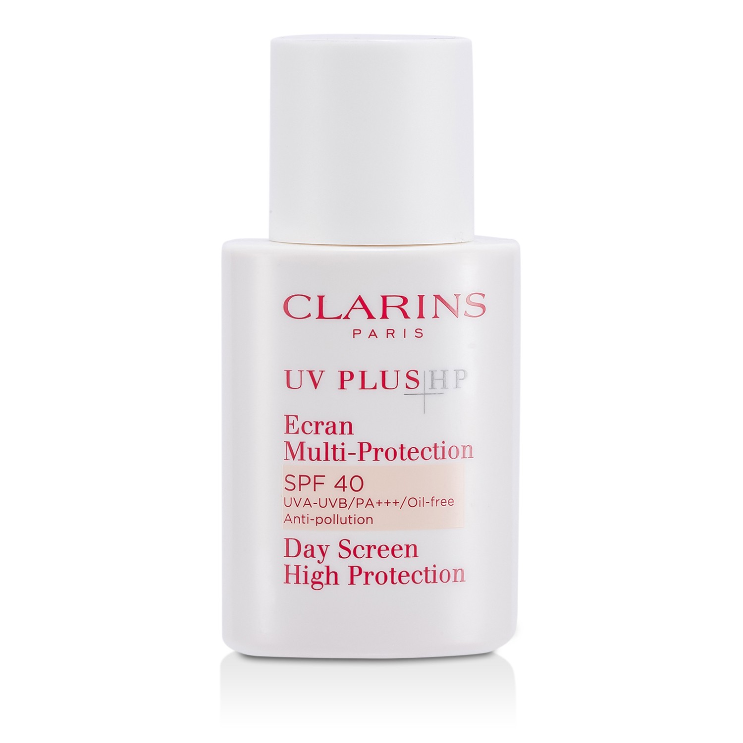 Clarins UV Plus HP Day Screen High Protection SPF 40 UVA-UVB/PA+++/Oil-Free (Pink-Tinted) 30ml/1oz