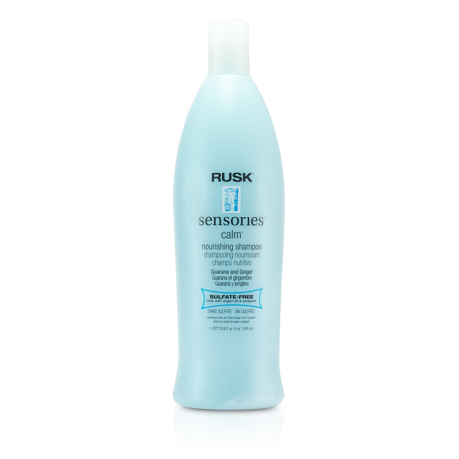 Rusk Sensories Calm Guarana and Ginger Nourishing Shampoo 1000ml/33.8oz