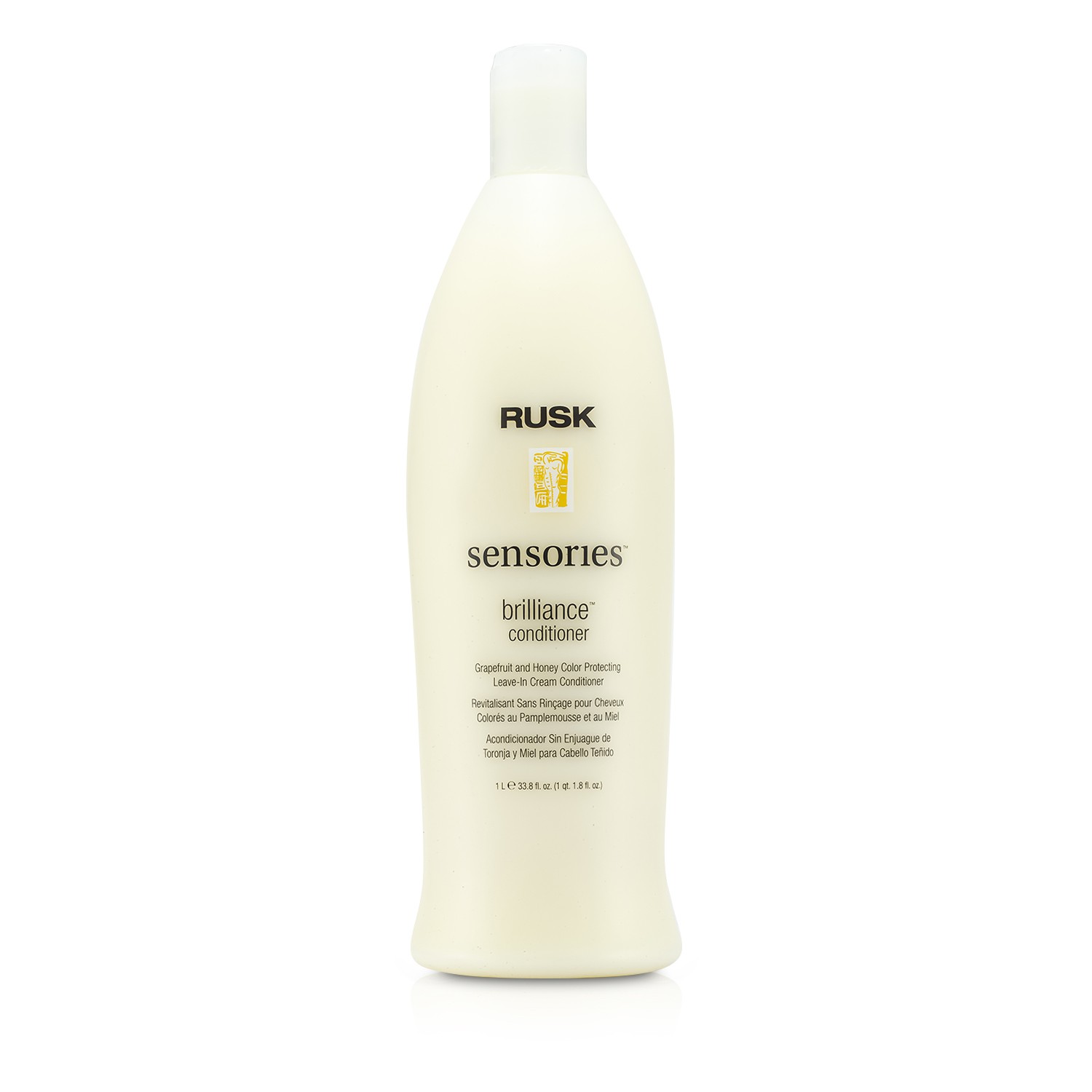 Rusk Sensories Brilliance Grapefruit and Honey Color Protecting Leave-In Cream Conditioner 1000ml/33.8oz