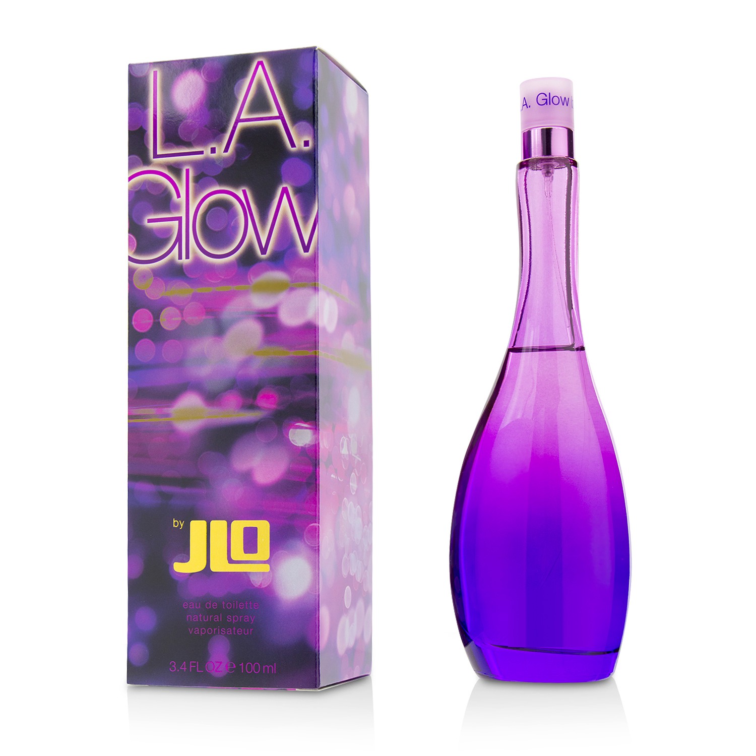 J. Lo สเปรย์น้ำหอม L.A. Glow EDT 100ml/3.3oz