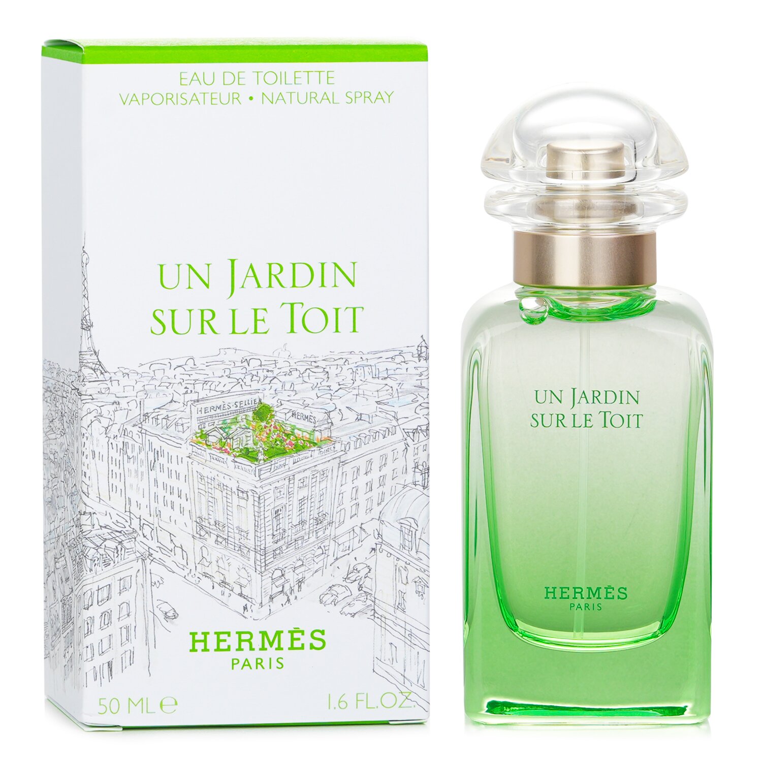 Hermes Un Jardin Sur Le Toit Eau De Toilette Spray 50ml/1.6oz