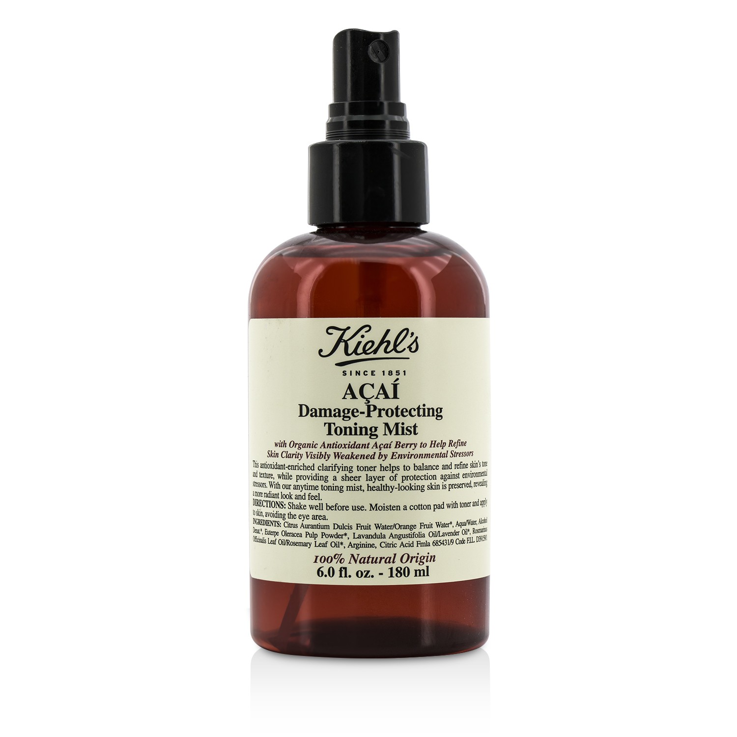 Kiehl's Acai Damage Protecting Toning sumute ( ilman korkkia ) 180ml/6oz