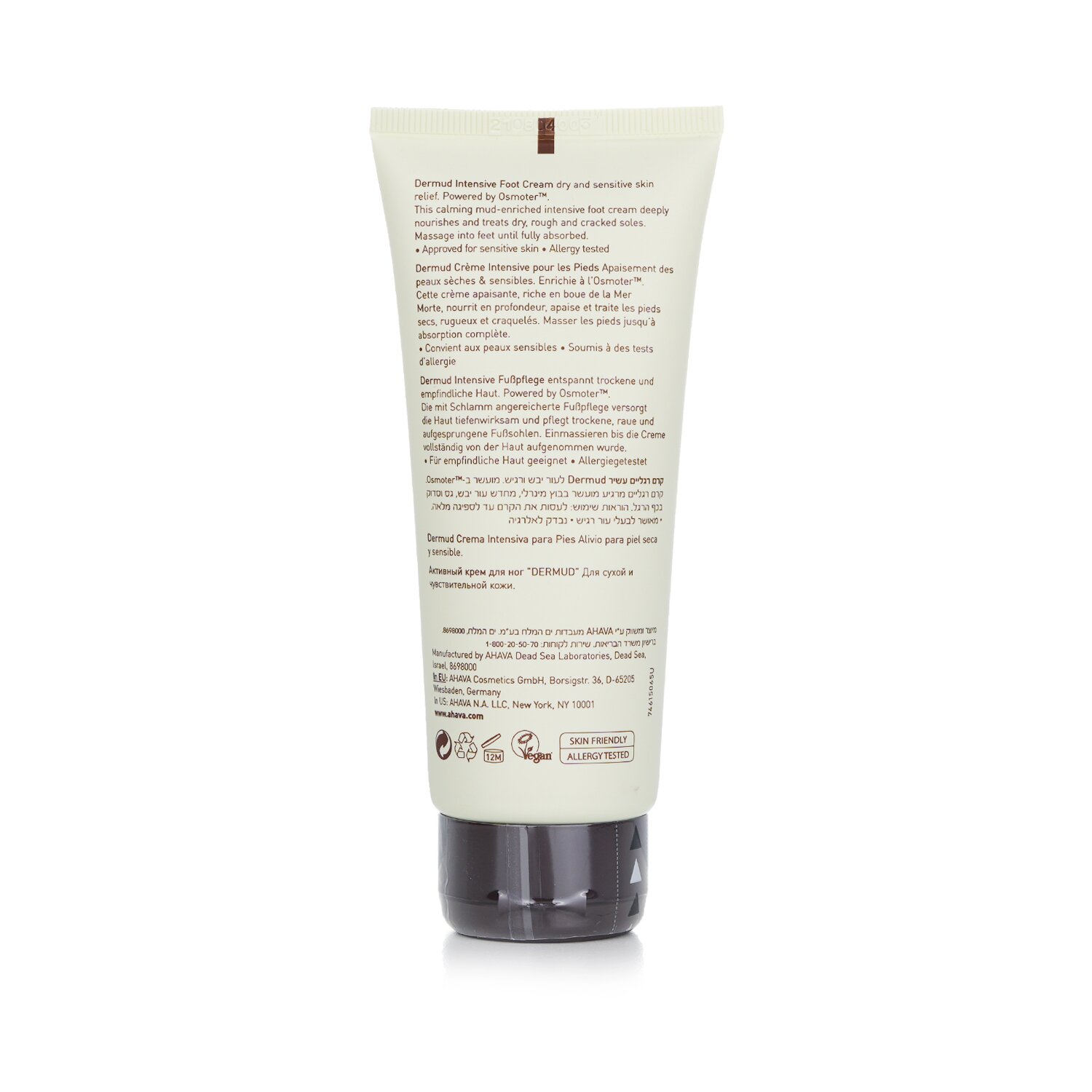 Ahava Dermud Аяққа Арналған Интенсивті Крем 100ml/3.4oz