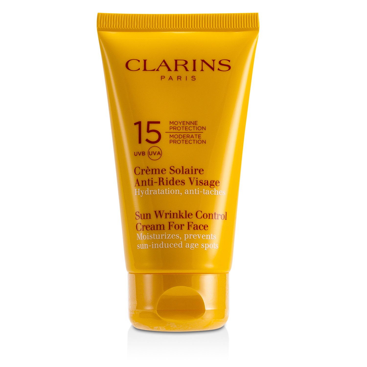 Clarins كريم الوجه لتقليل تجاعيد الشمس بحماية متوسطة (SPF 15) 75ml/2.7oz