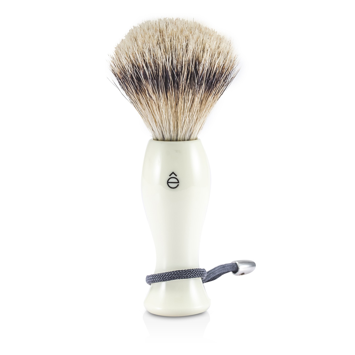 EShave Shave Brush Silvertip - White 1pc