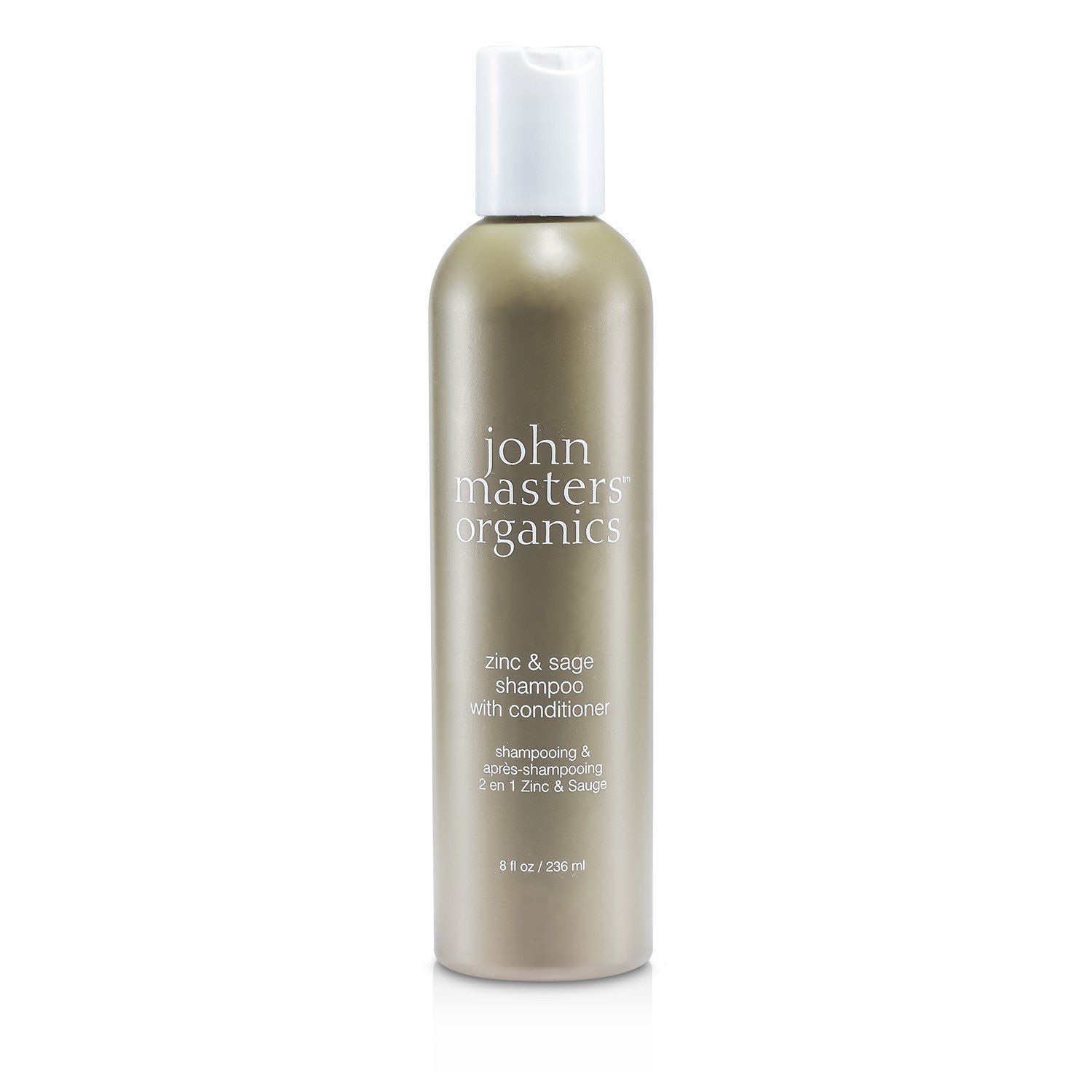 John Masters Organics Champú con Acondicionador de Zinc y Salvia 236ml/8oz