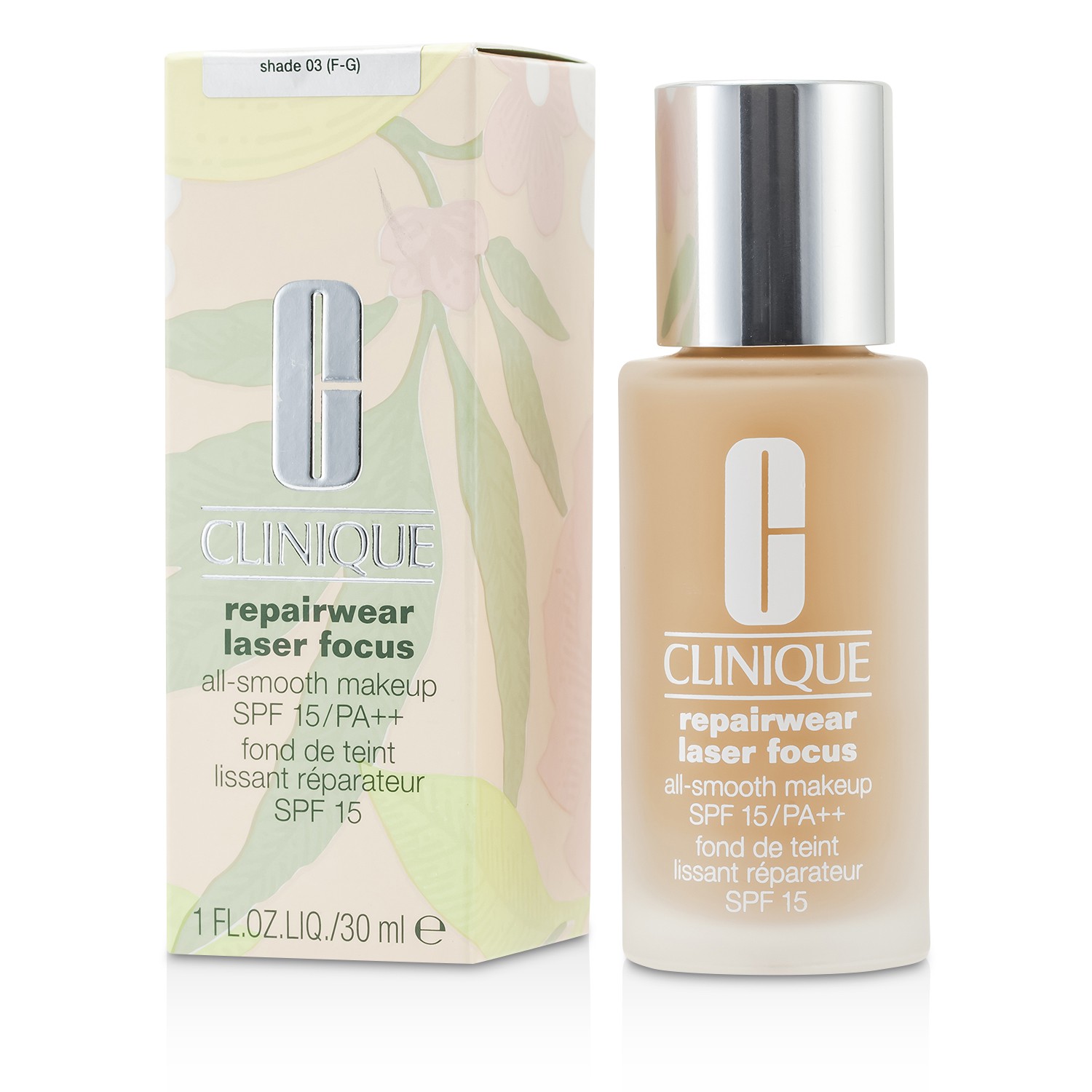 Clinique Repairwear Lazer Mərkəz Hamar Makiyaj SPF 15 30ml/1oz