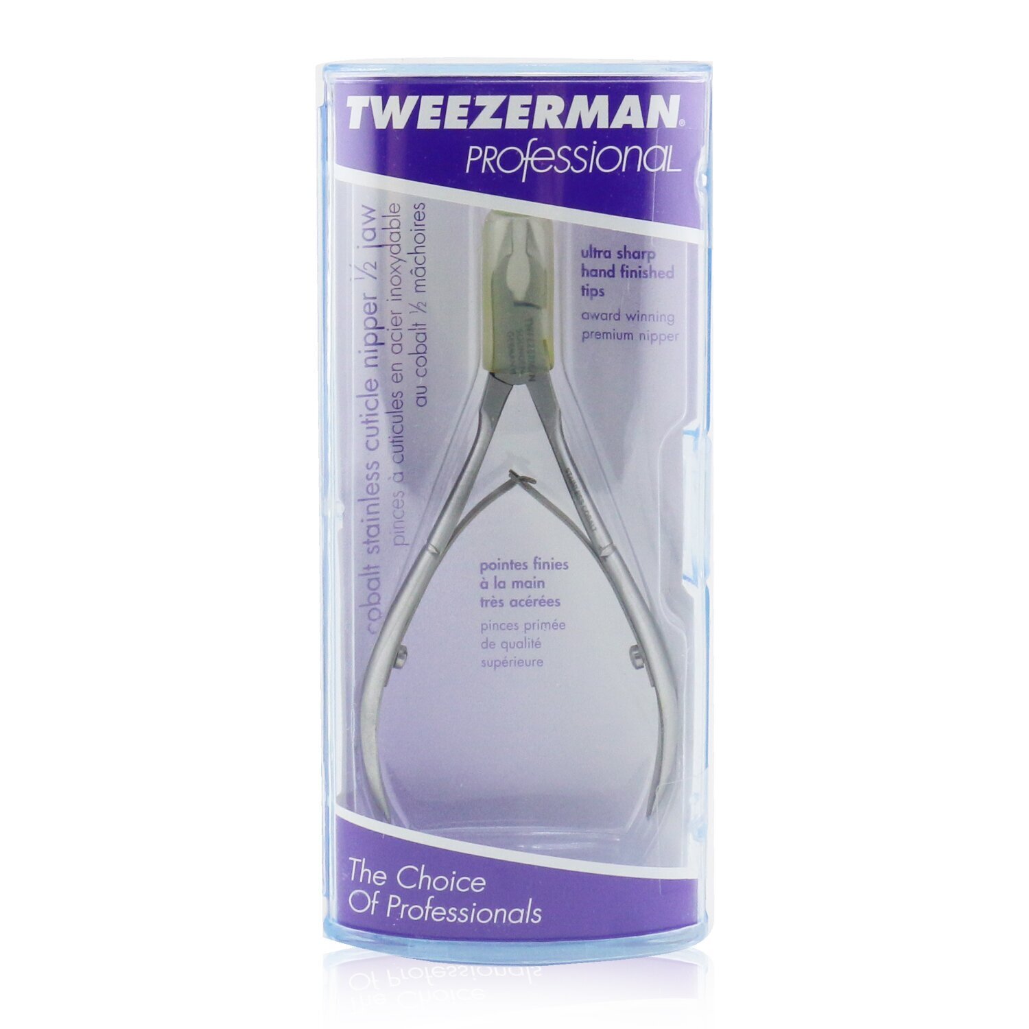 Tweezerman Professional Cobalt Stainless Cuticle Nipper Picture Color