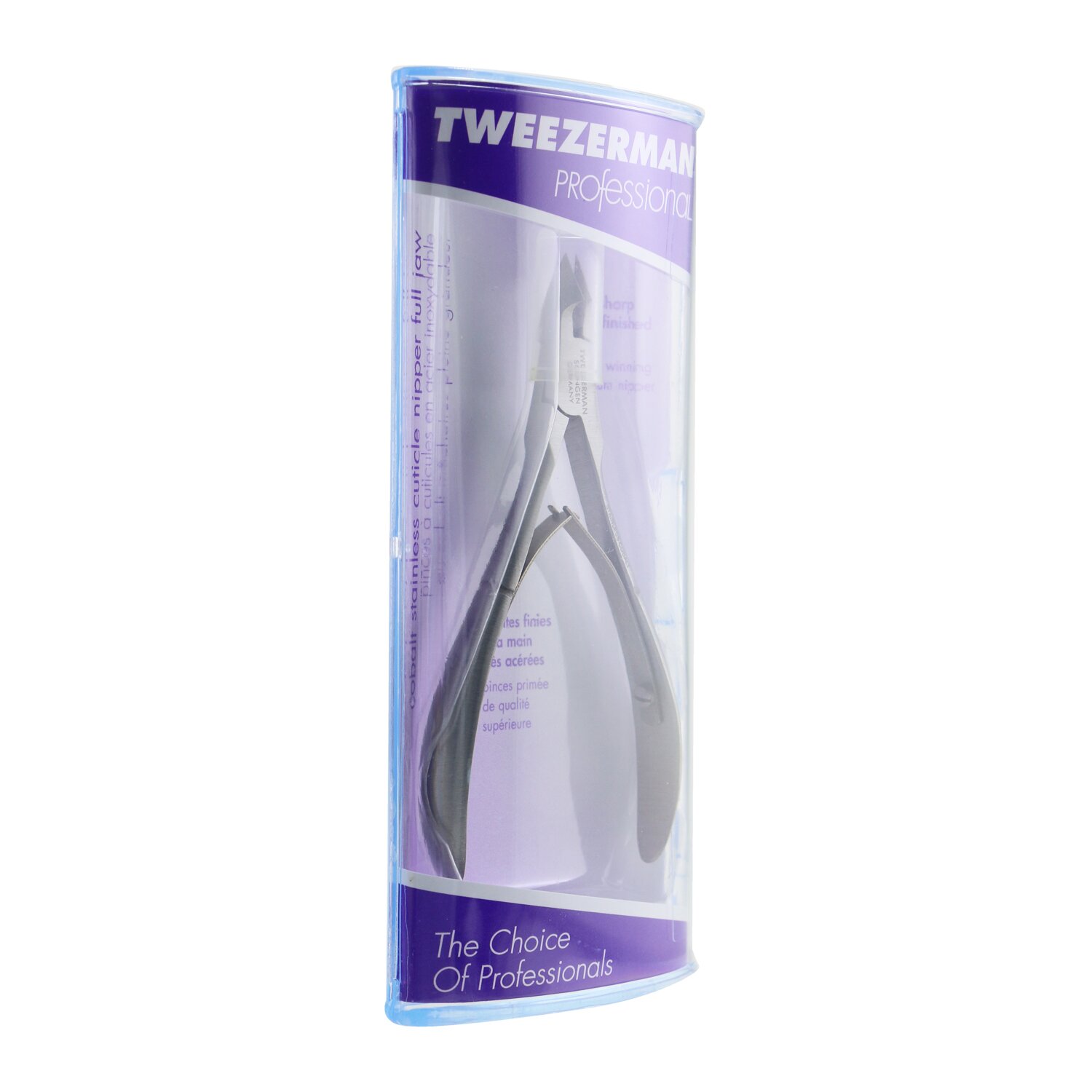 Tweezerman Professional Cobalt Stainless Cuticle Nipper Picture Color