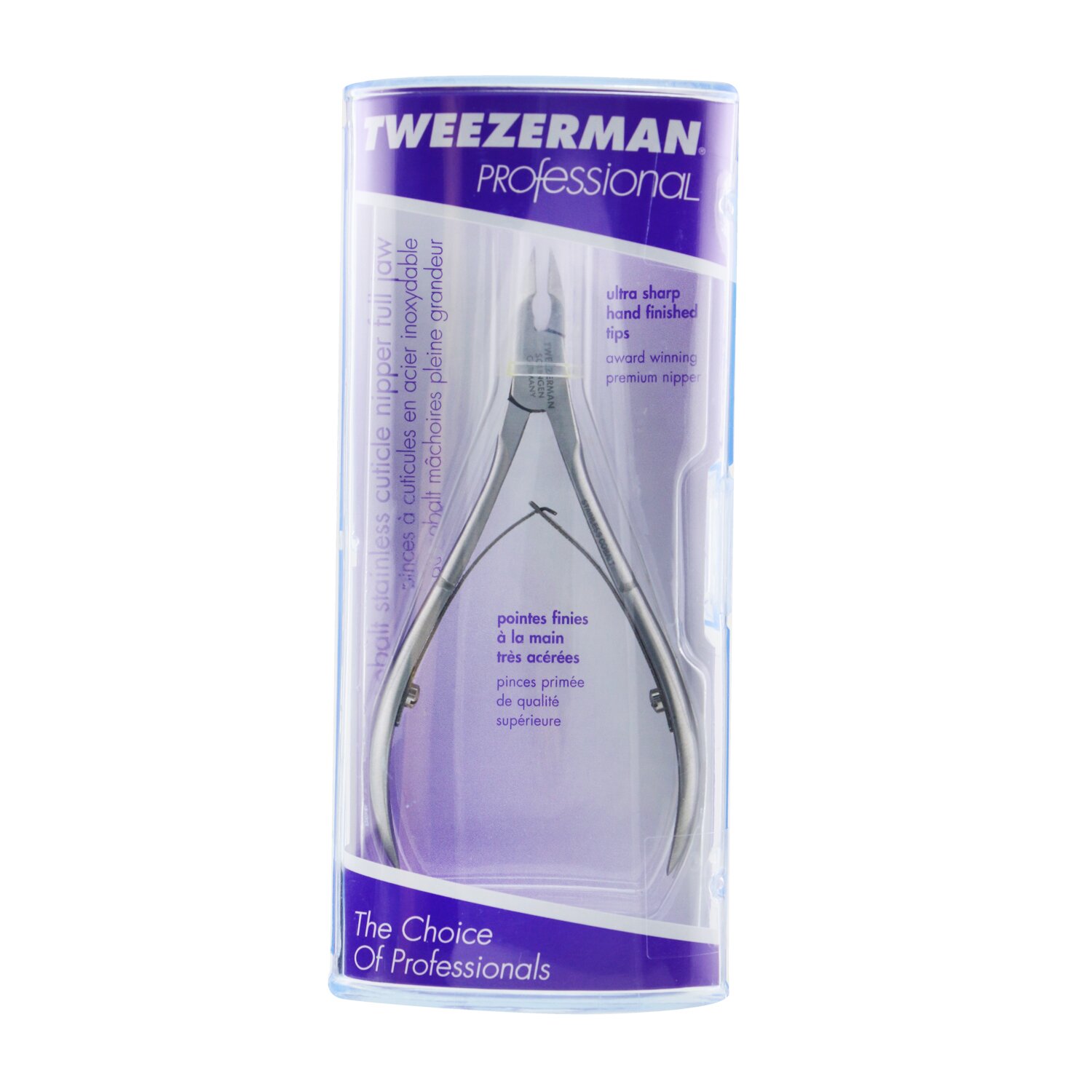 Tweezerman Professional Cobalt Stainless Cuticle Nipper Picture Color