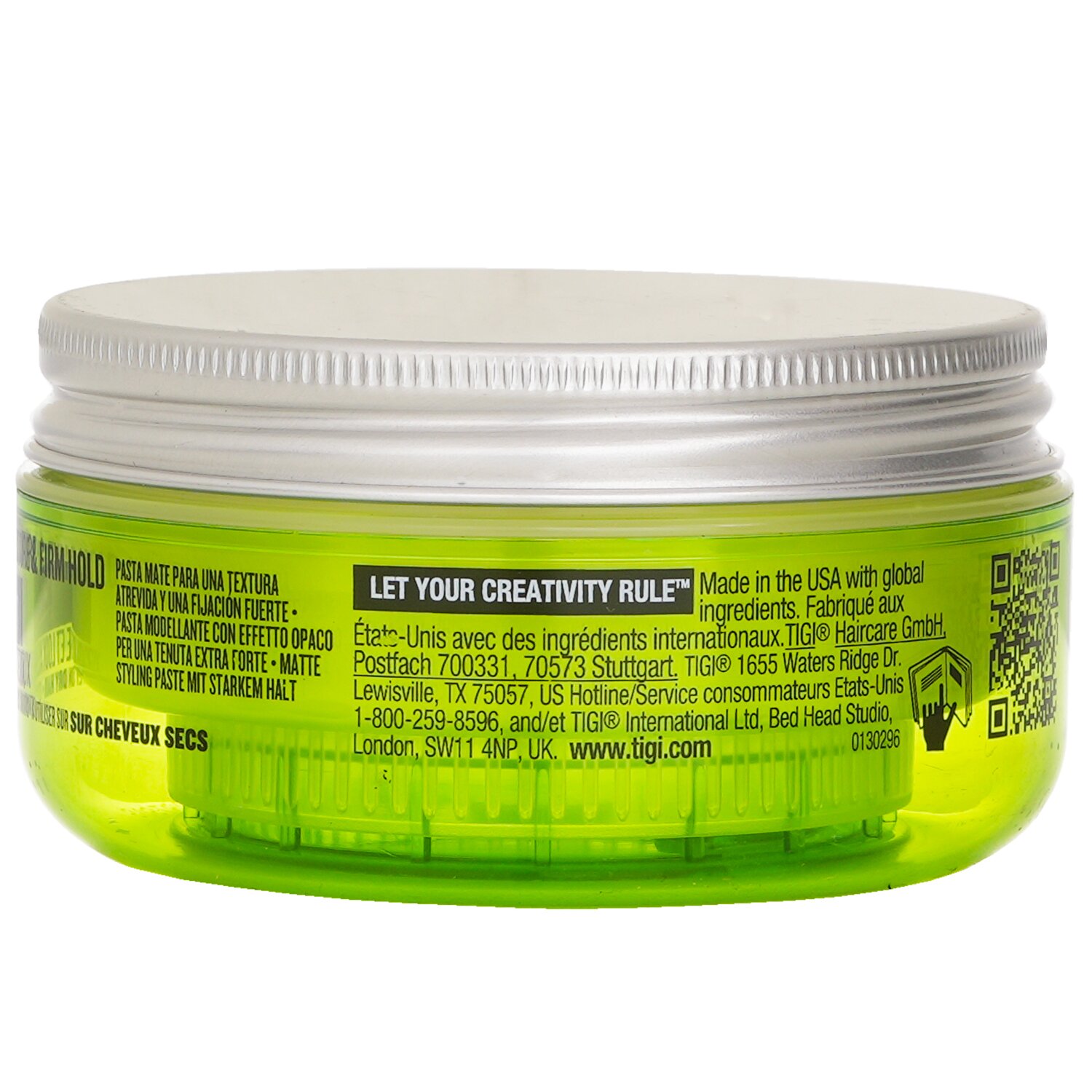 Tigi Bed Head Manipulator Matte - Cera Mate con Agarre Masivo 57.2g/2oz