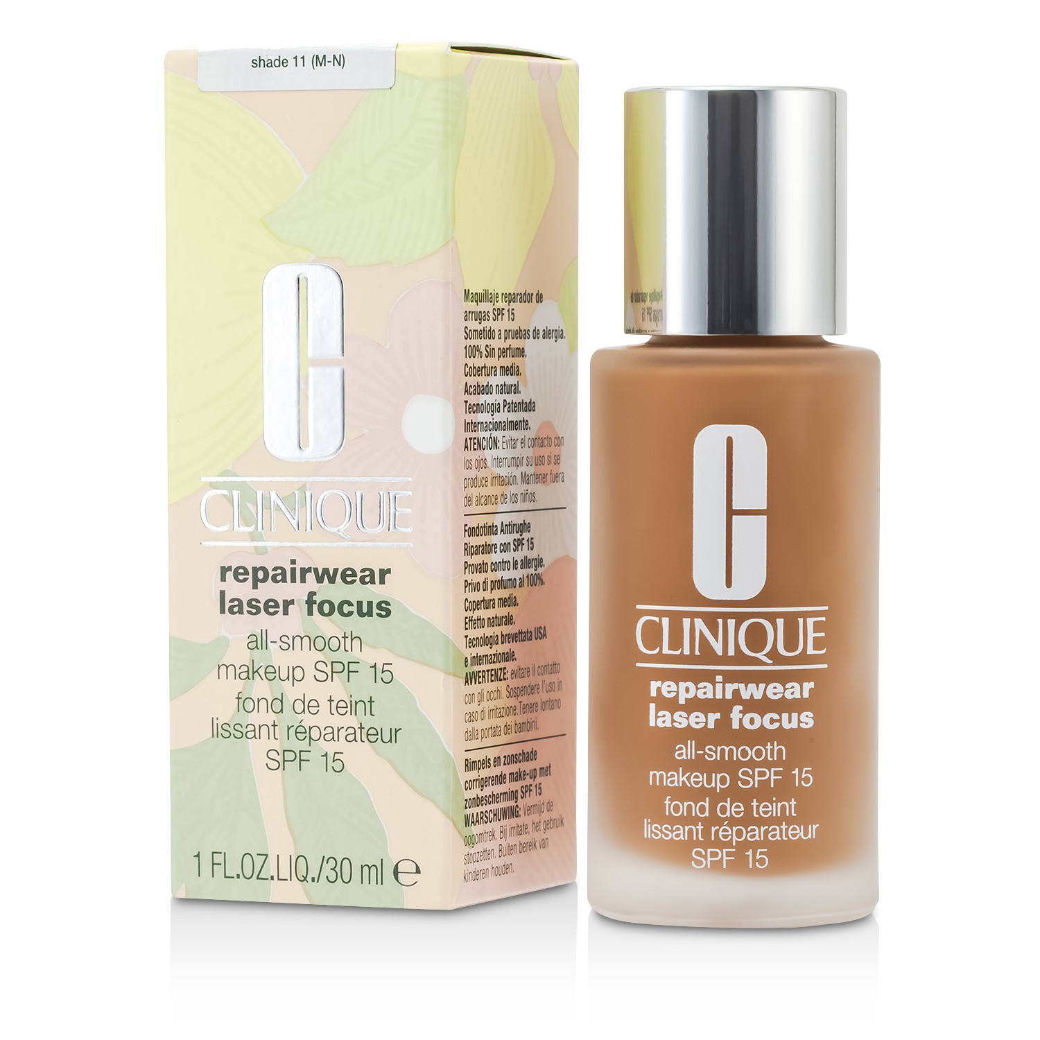 Clinique Repairwear Laser Focus Разглаживающая Основа SPF15 30ml/1oz