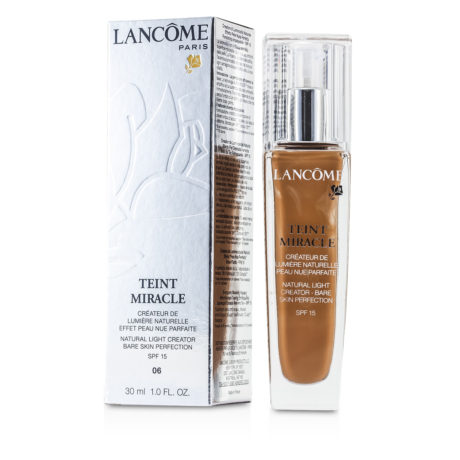 Lancome Teint Miracle Βάση Μέικαπ για Φυσική Λάμψη με Δείκτη Προστασίας SPF 15 30ml/1oz