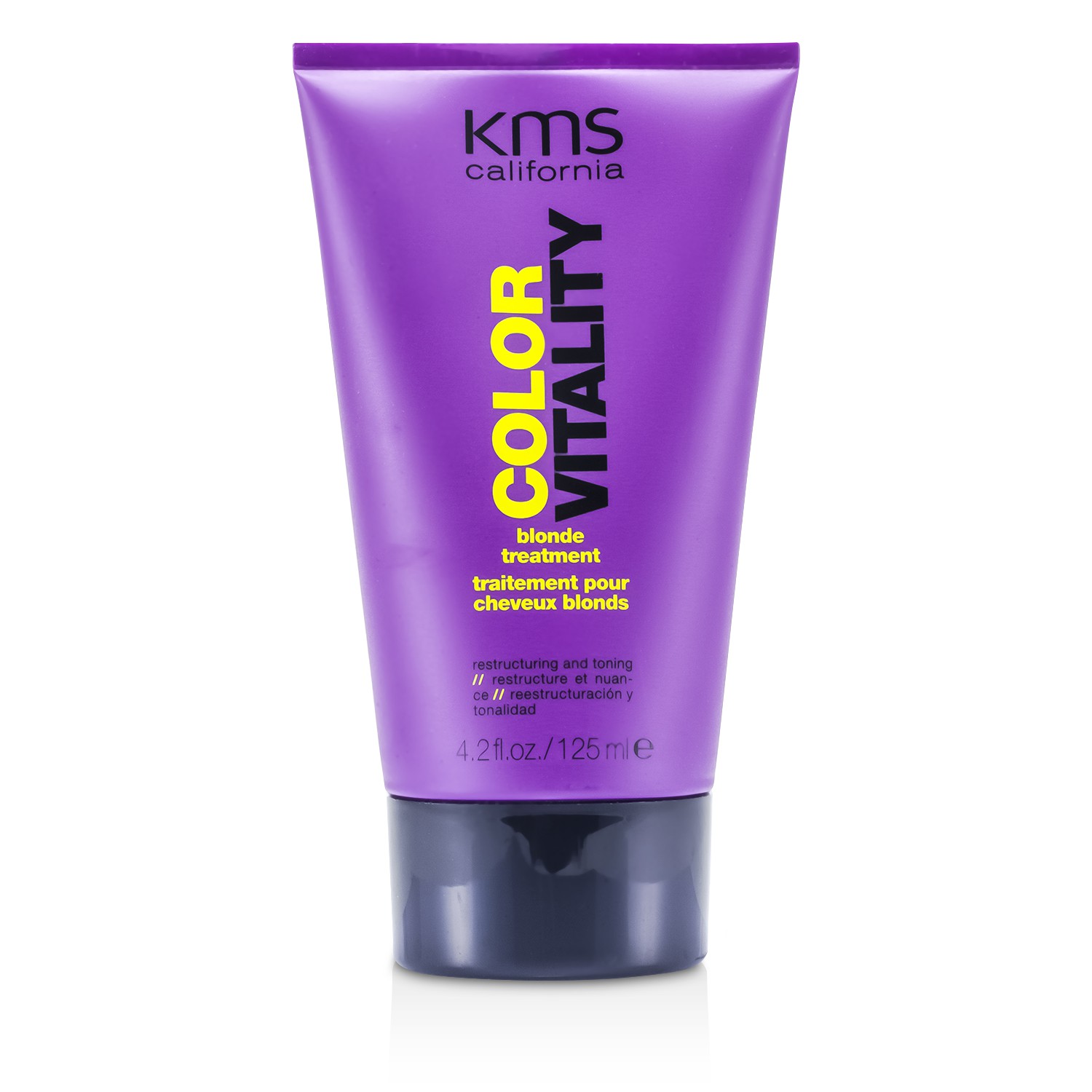 KMS California Maska pro melírované a blond vlasy Color Vitality Blonde Treatment (rekonstrukce a tonizace) 125ml/4.2oz