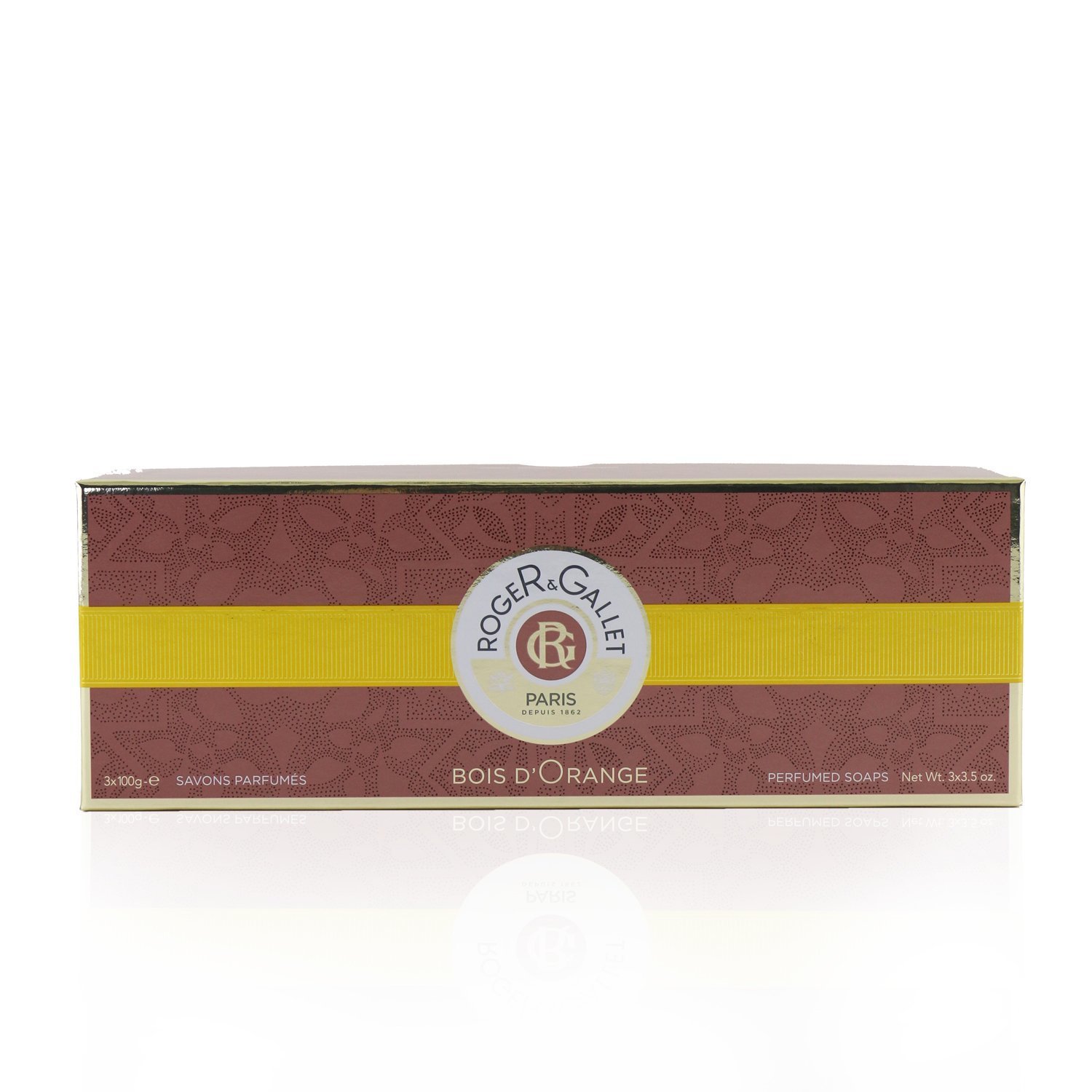 Roger & Gallet Bois d' Orange Парфюмиран Сапун Комплект 3x100g/3.5oz