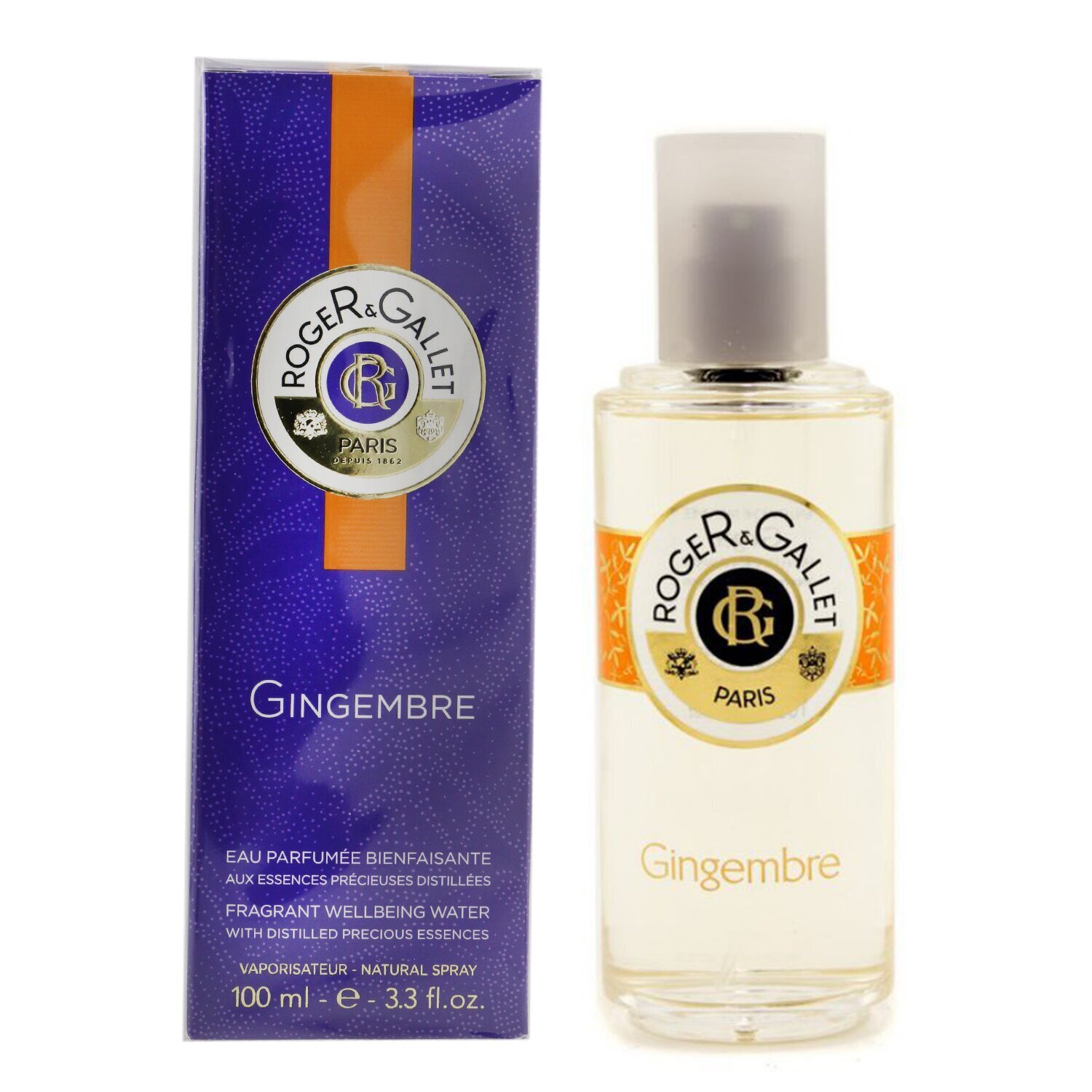 Roger & Gallet Gingembre (Ginger) Fragrant Water Spray 100ml/3.3oz