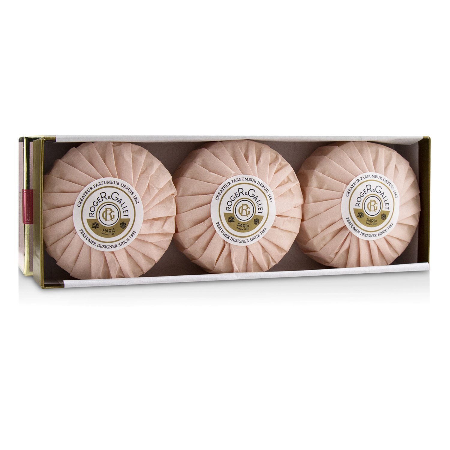 로저앤갈레 Roger & Gallet 로즈 향이 있는 비누 코플렛 3x100g/3.5oz