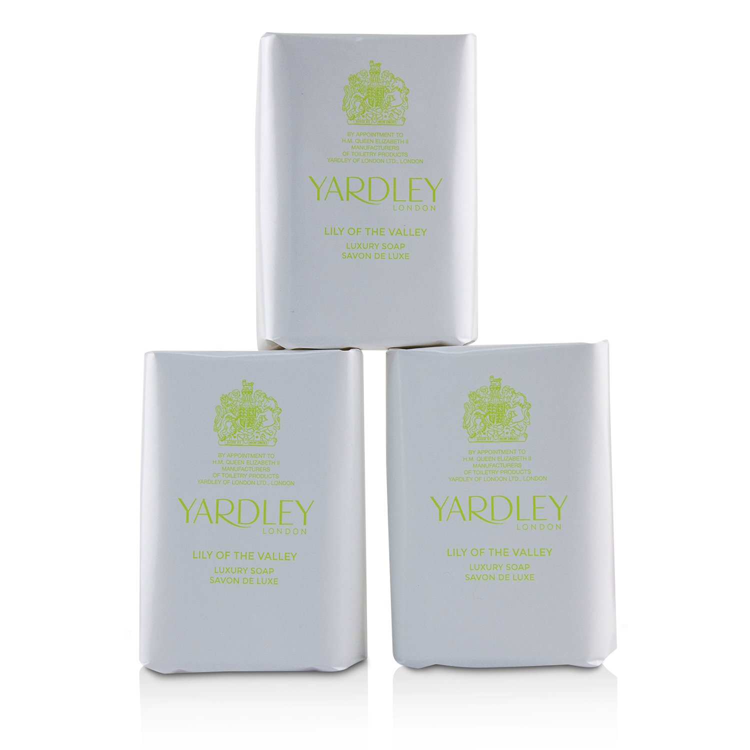 Yardley London Lily Of The Valley Luxury Soap 3x100g/3.5oz