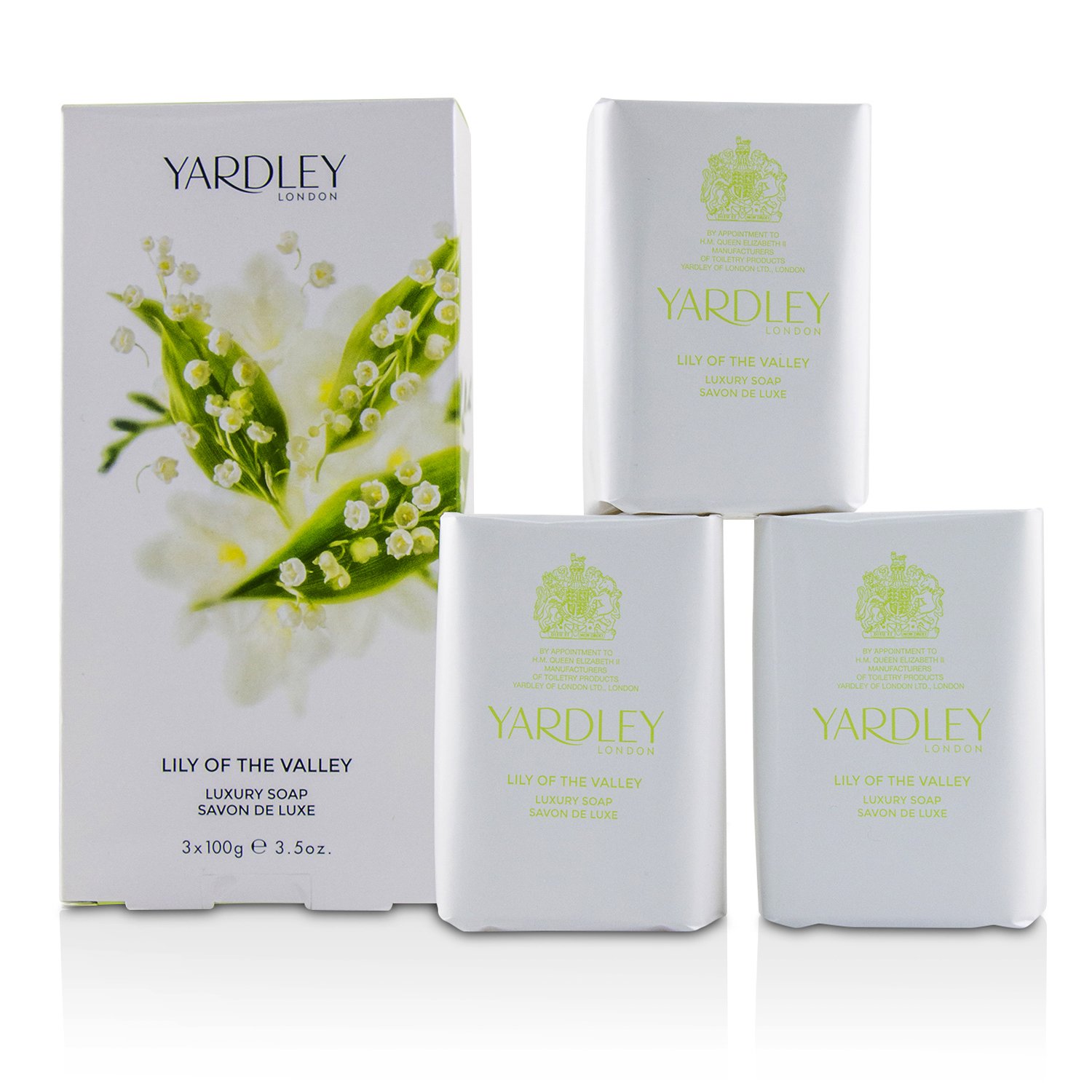 Yardley London Lily Of The Valley Săpun de Lux 3x100g/3.5oz