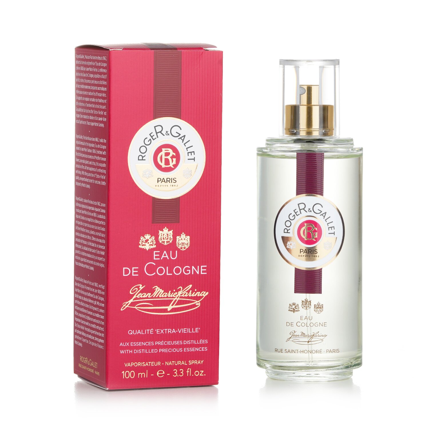 Roger & Gallet Jean Marie Farina (Extra-Vieille) Eau De Cologne Spray 100ml/3.3oz