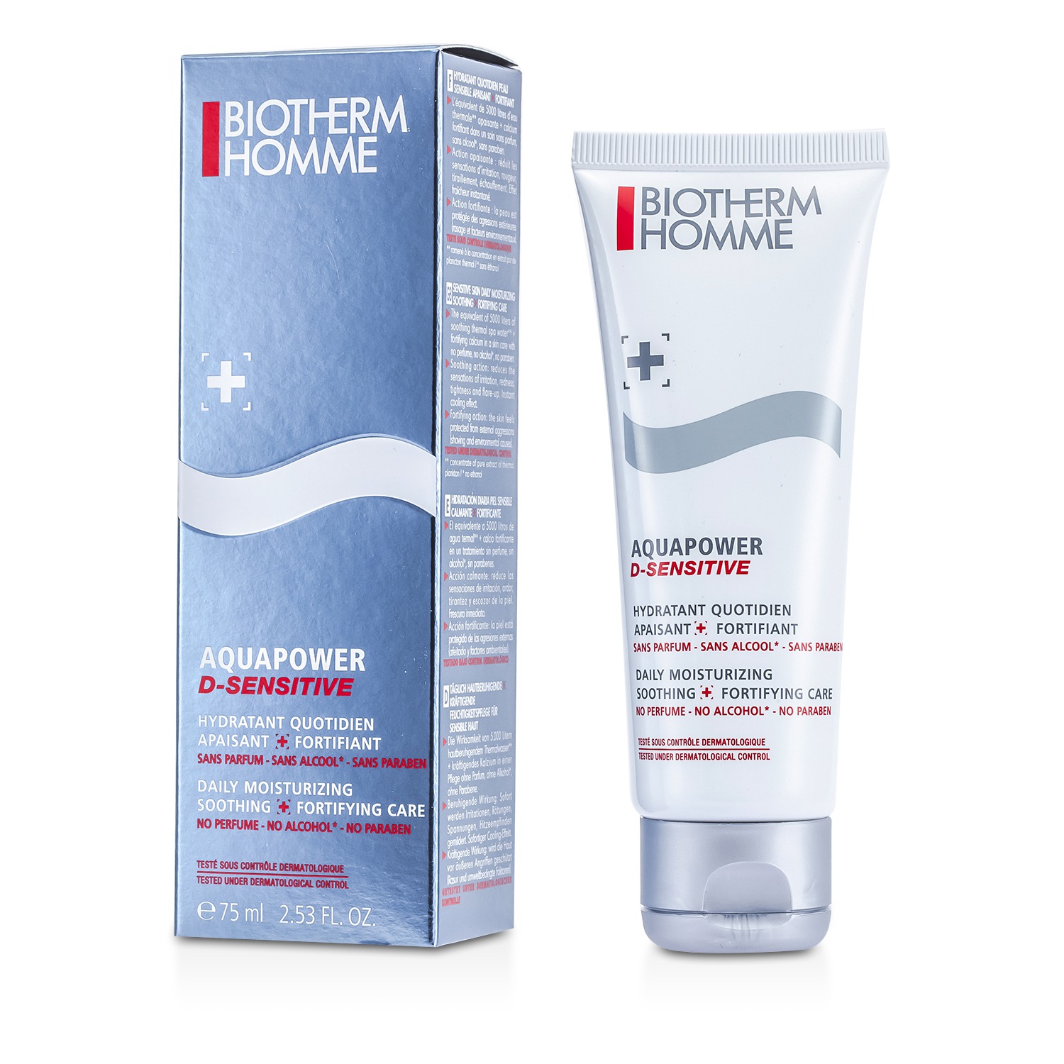 Biotherm Homme Aquapower D-Sensitive Daily Moisturizing, Soothing And Fortifying Care 75ml/2.53oz