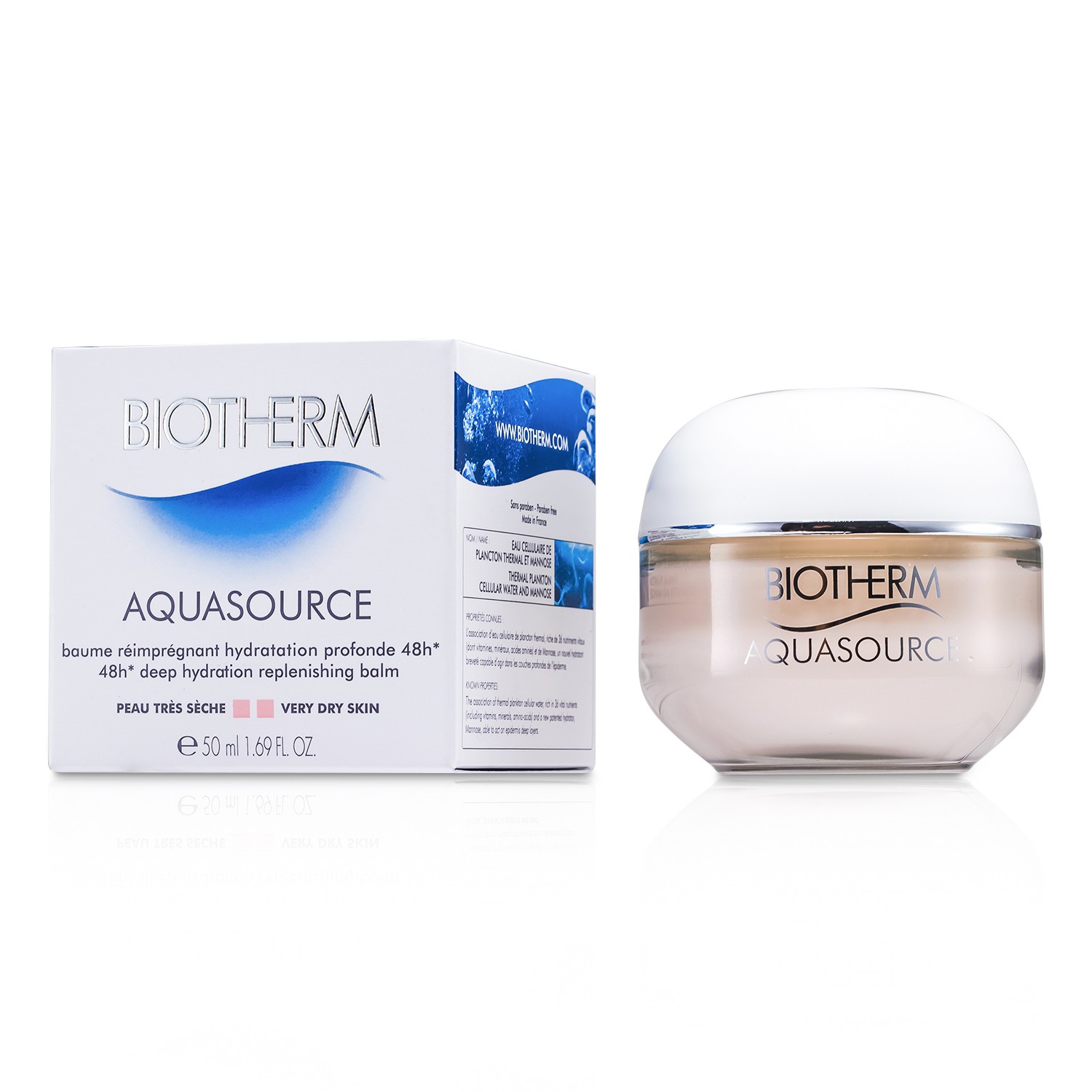 Biotherm Aquasource Глубоко Увлажняющий Восстанавливающий Бальзам (для Очень Сухой Кожи) 50ml/1.69oz