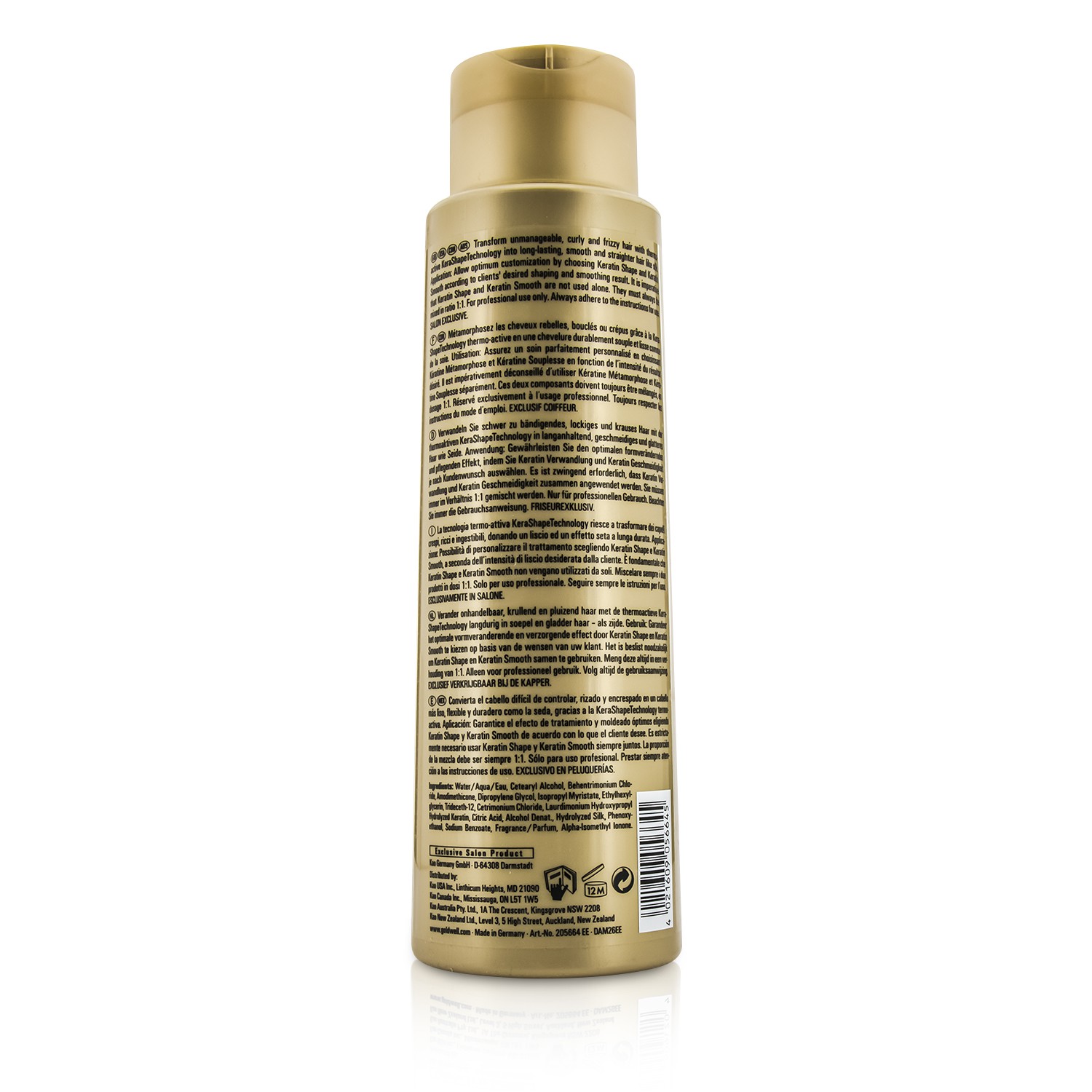 Goldwell Kerasilk Keratin Smooth Medium 2 - Transformación Larga Duración (Para Cabello Como Seda) 500ml/16.9oz