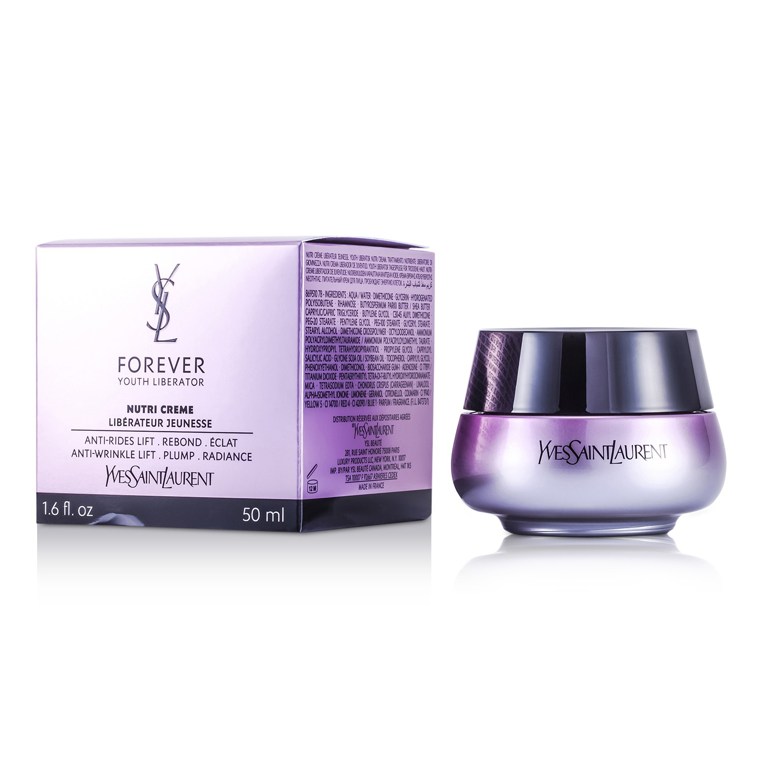 Yves Saint Laurent Creme nutritivo Forever Youth Liberator Nutri Creme L27581 50ml/1.6oz