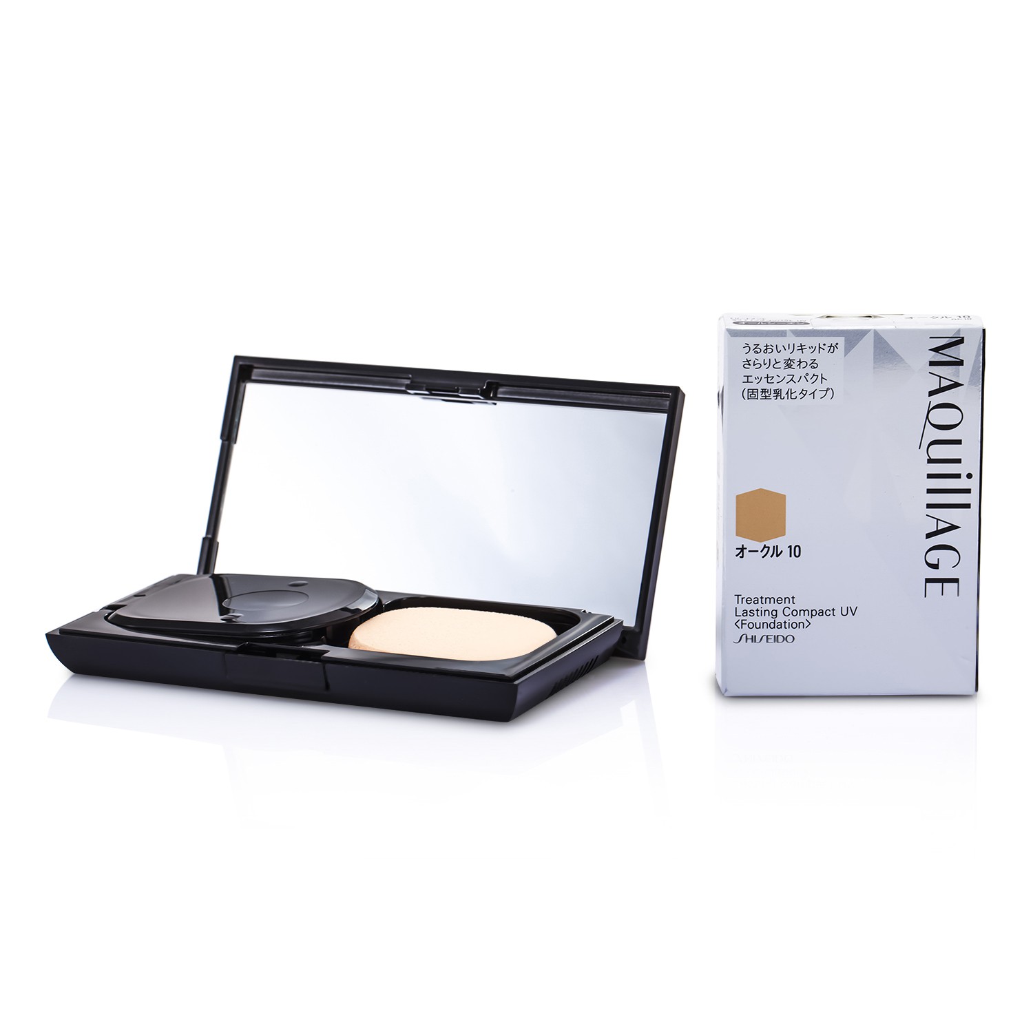 Shiseido Maquillage Treatment Lasting Compact UV Fdn SPF24 w/ Black Case 12g/0.4oz