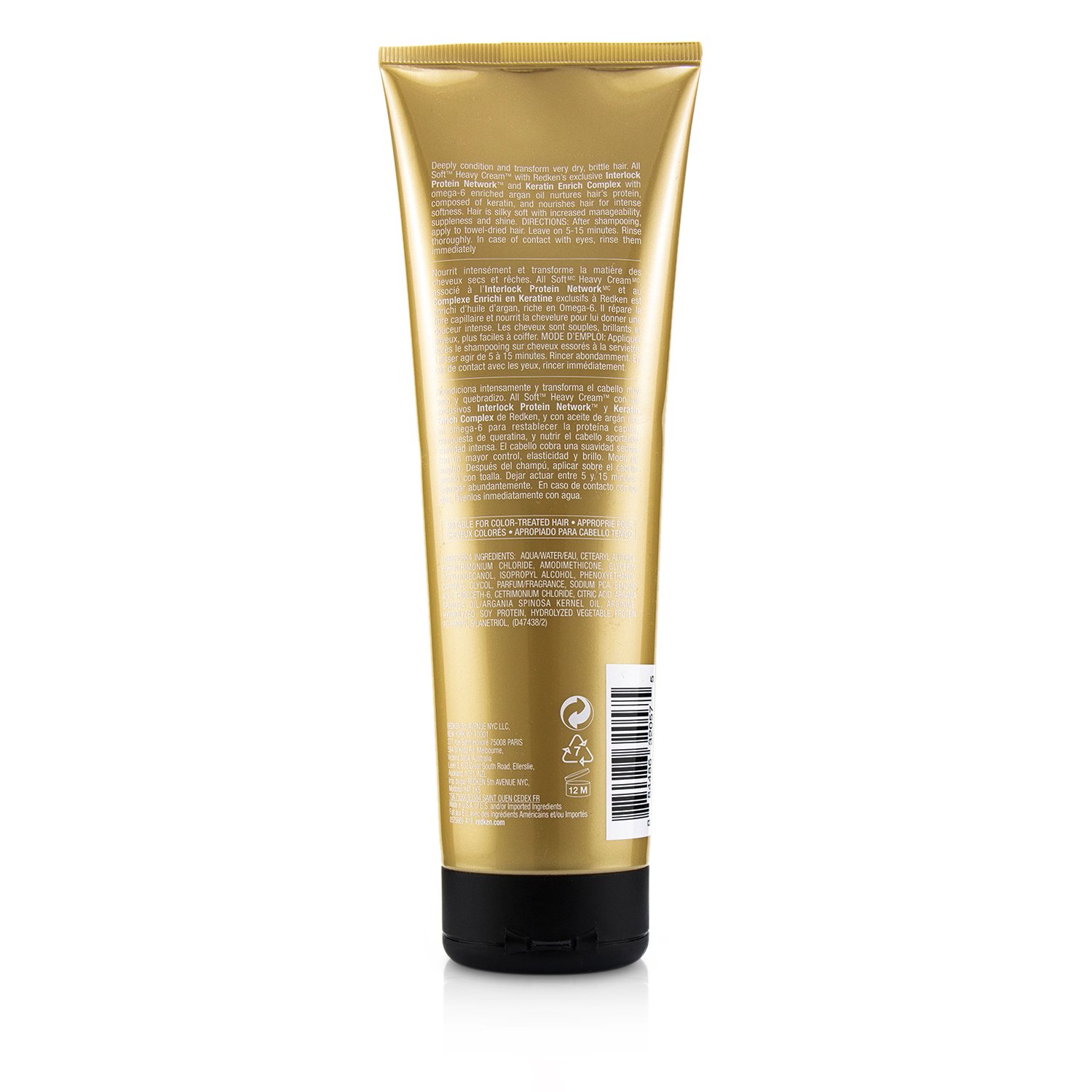 Redken Semua Lembut Krim Berat - Untuk rambut kering / rapuh (Protein Rangkaian berpaut) 250ml/8.5oz