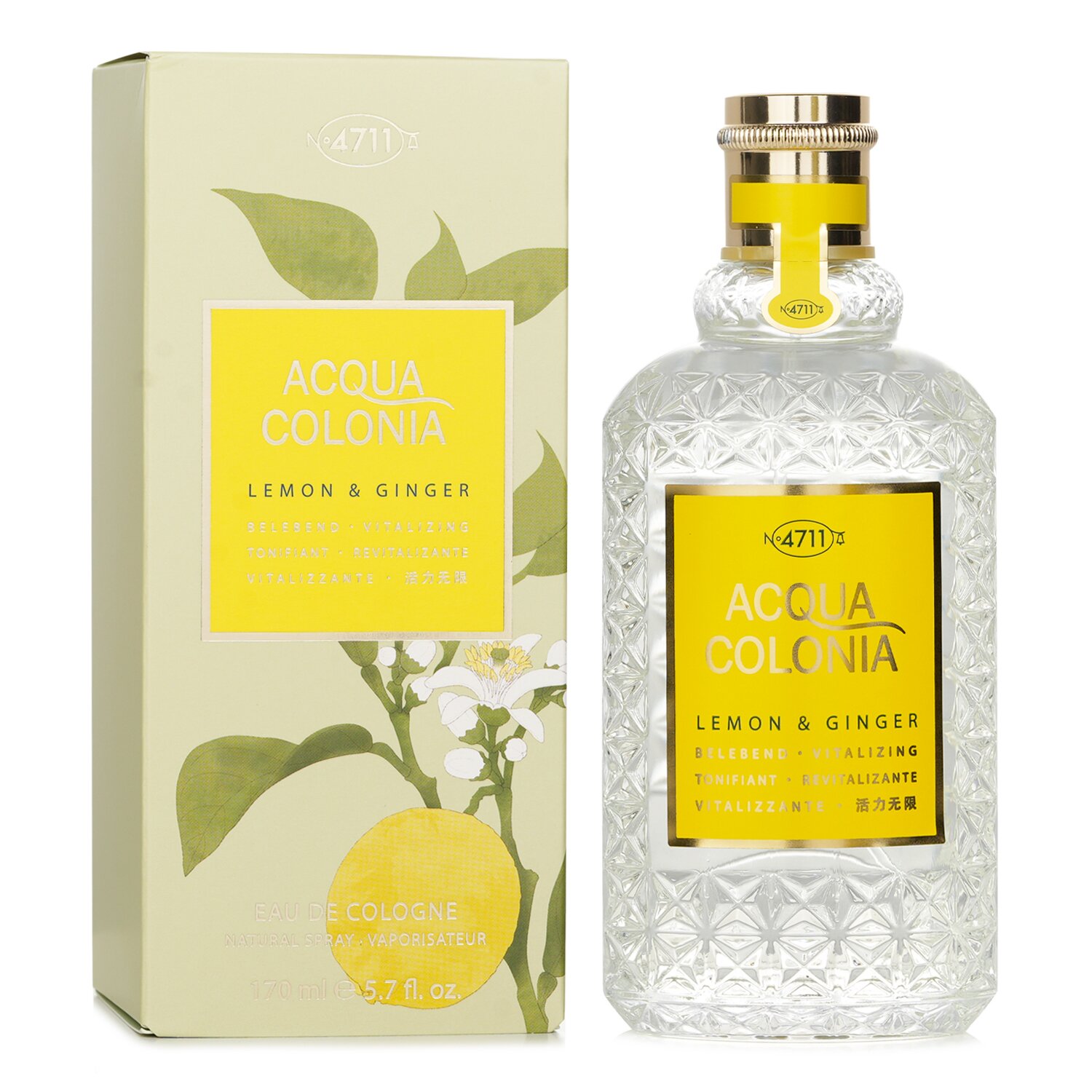 4711 Acqua Colonia Lemon & Ginger Eau De Cologne Spray 170ml/5.7oz