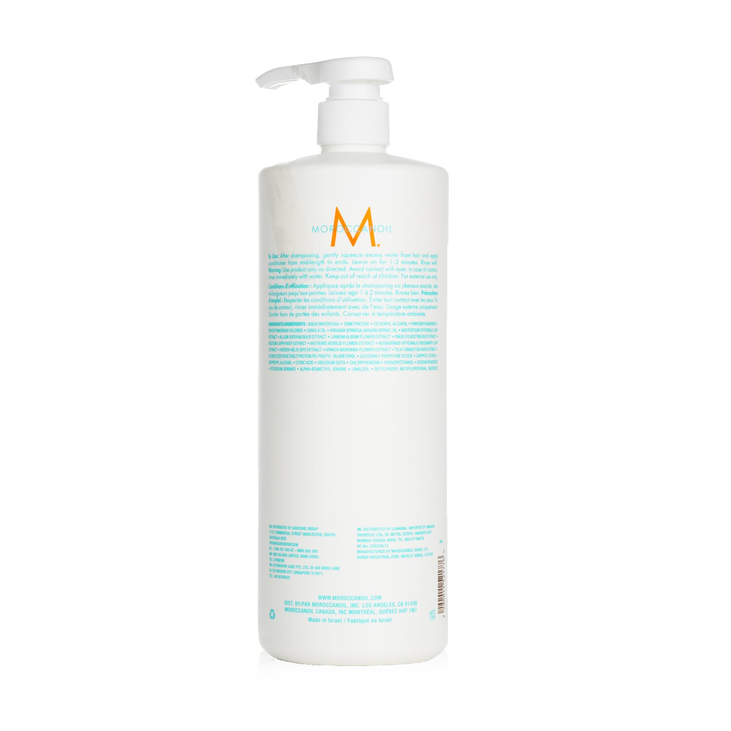 Moroccanoil ექსტრა მოცულობითი კონდიციონერი 1000ml/33.8oz