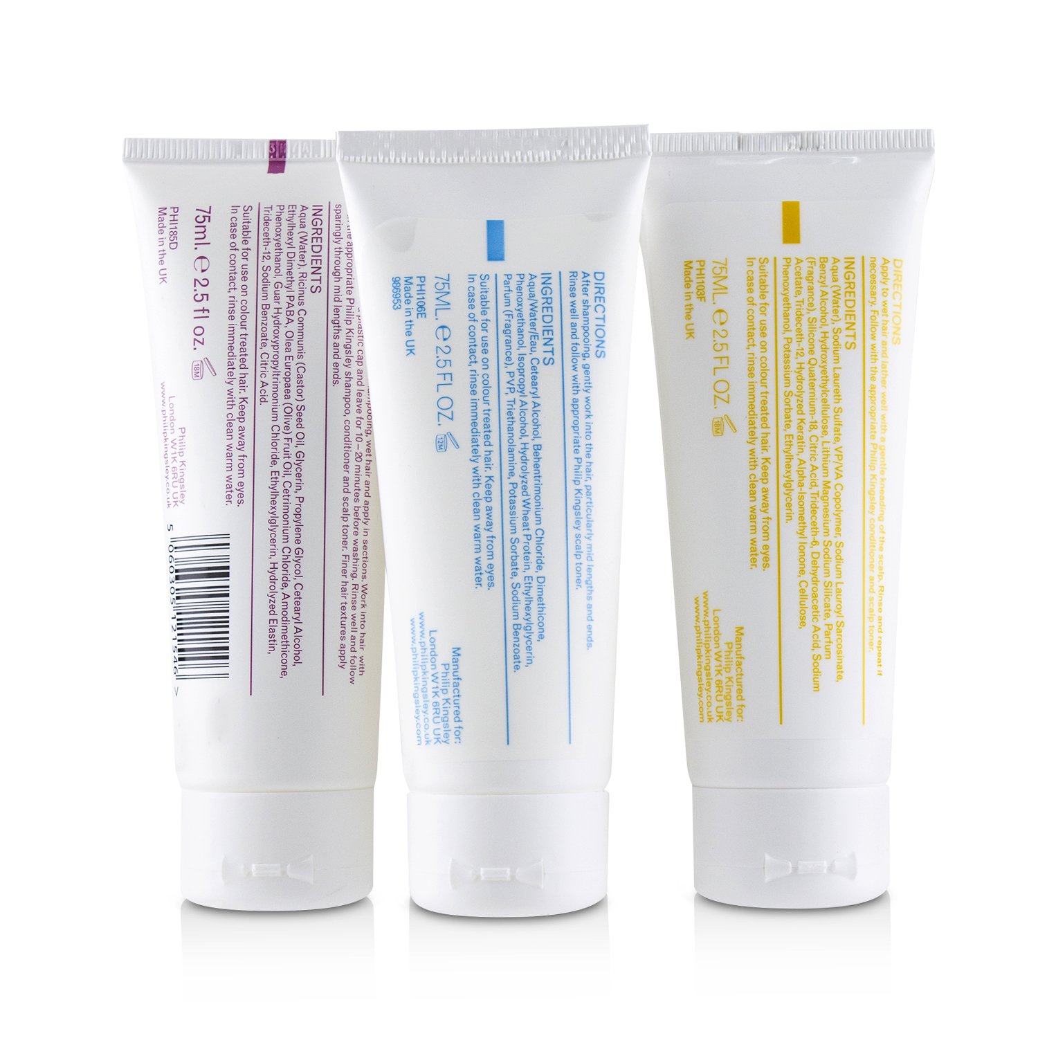 Philip Kingsley Body & Volume Jet Set: Shampo + Kondisioner + Elasticizer 3pcs